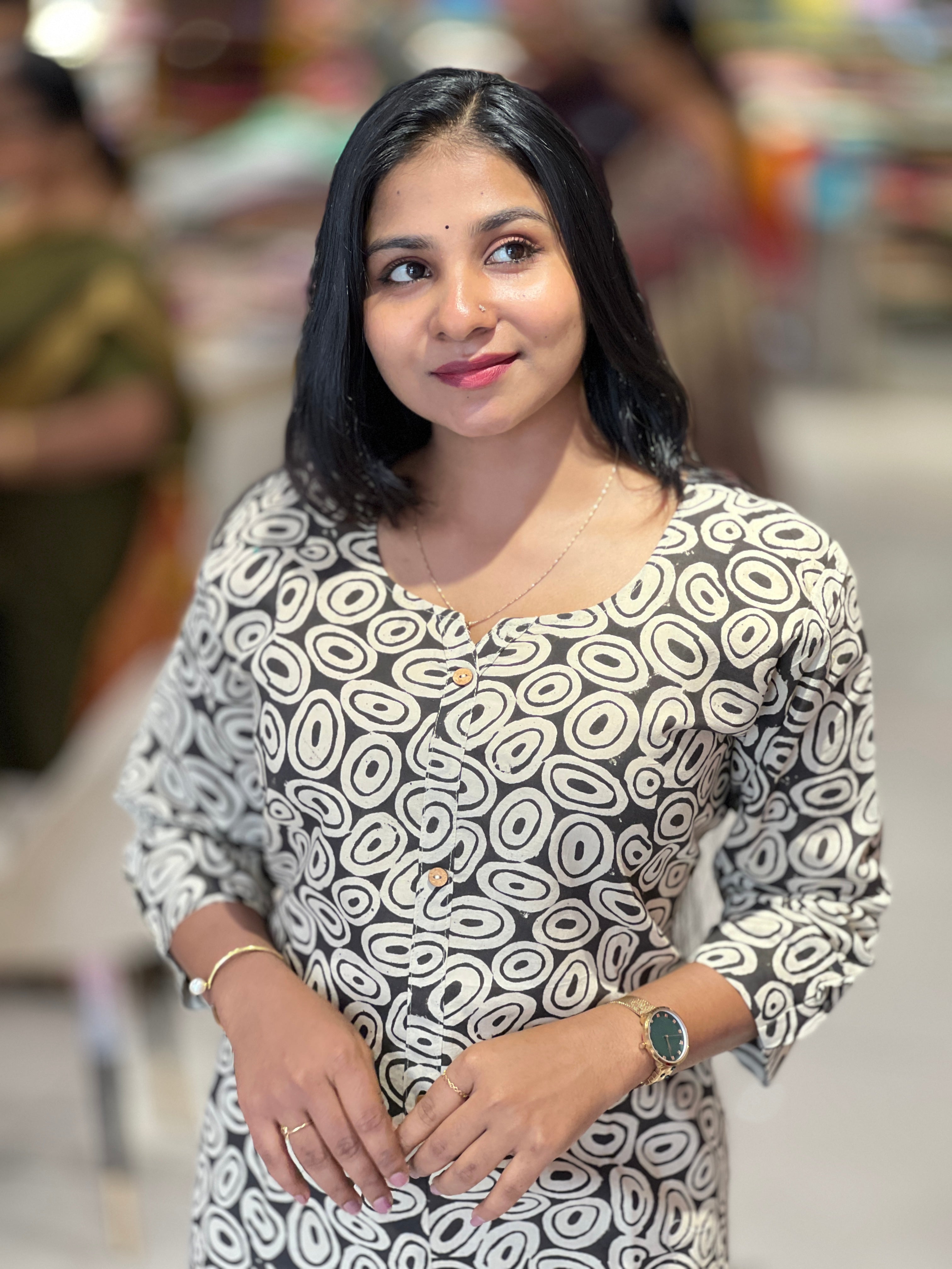 Printed Cotton Kurta | RMLA101