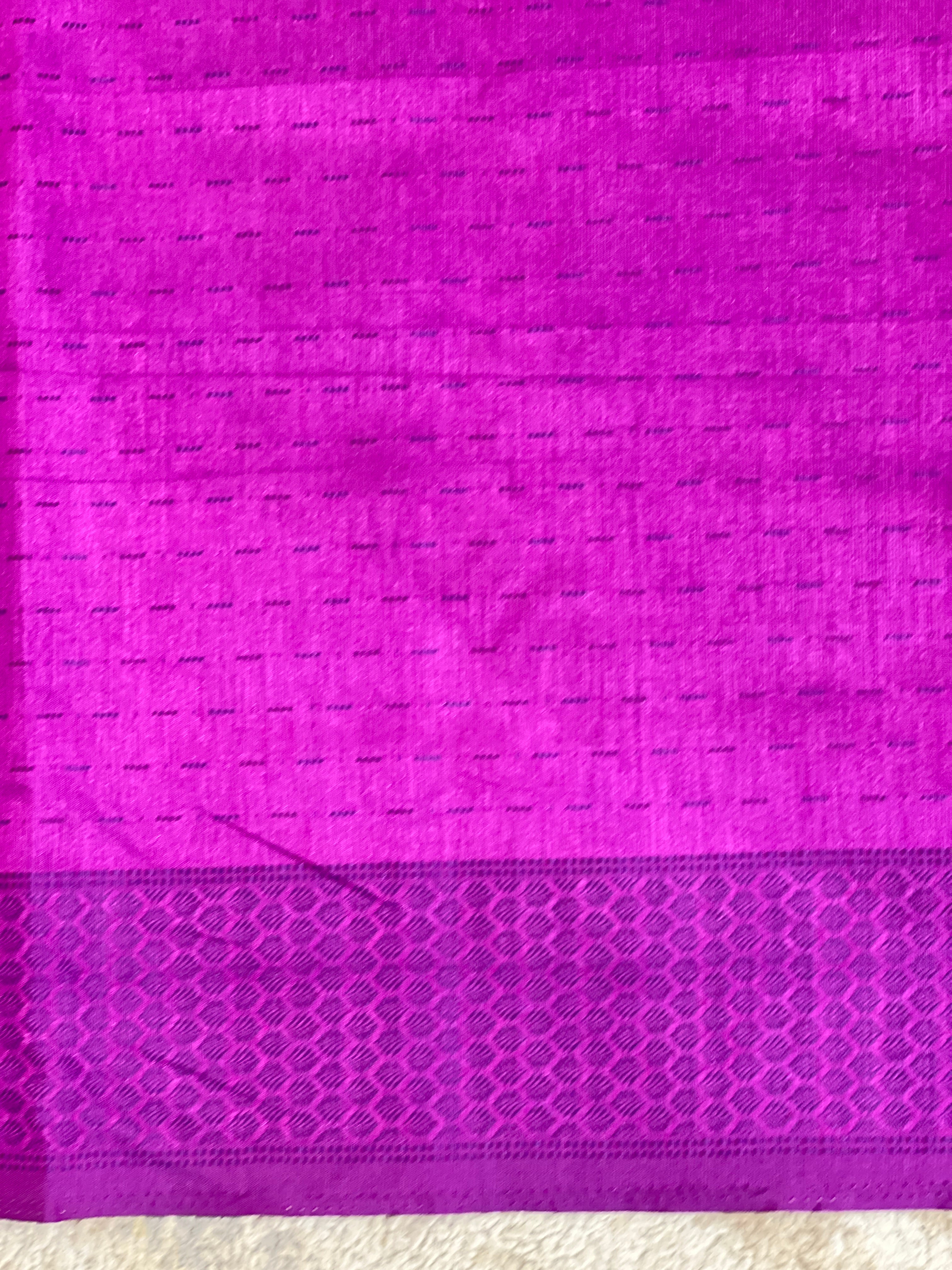 Line Weaved Pattern Semi Silk Saree | YNG1692