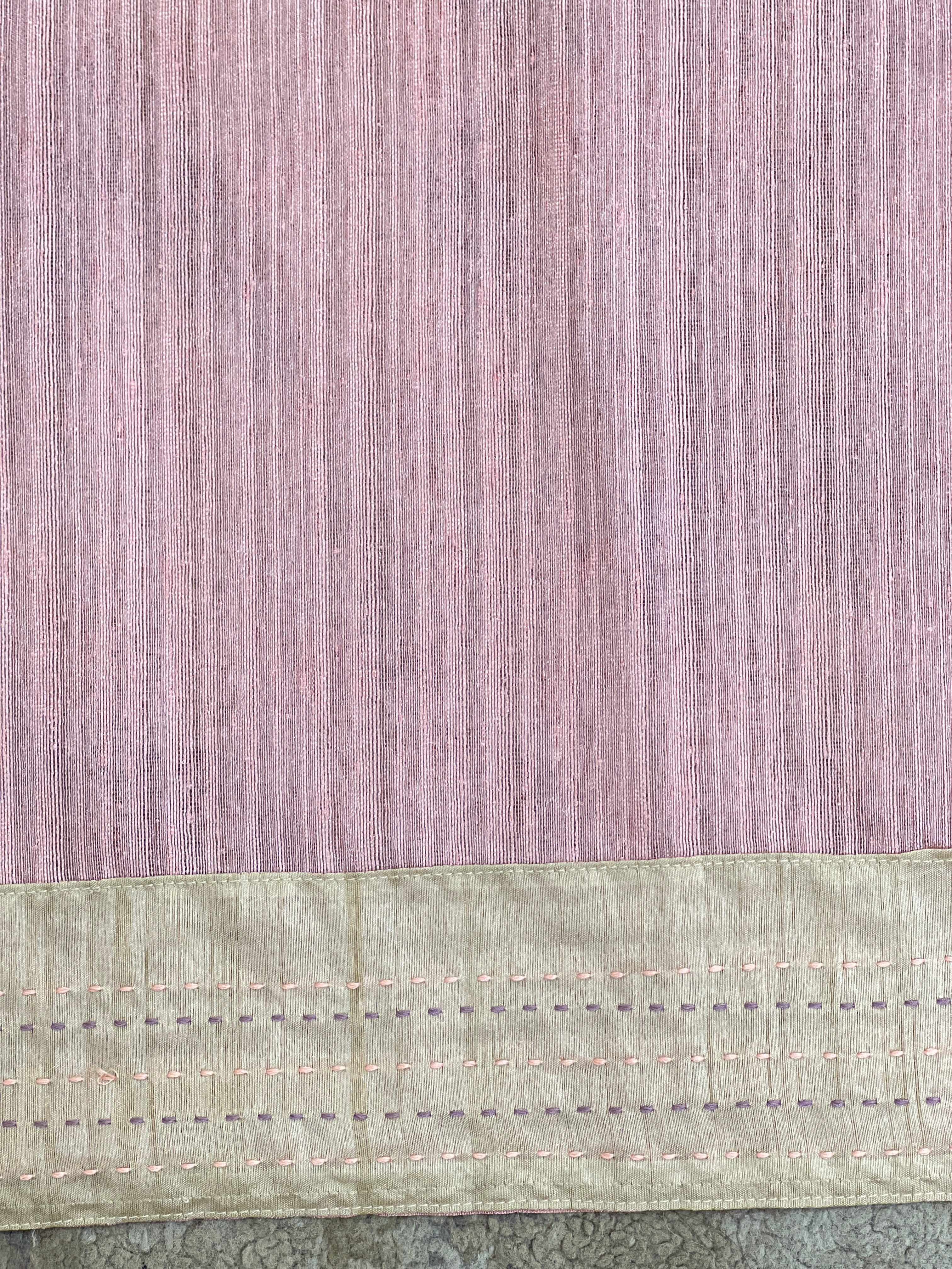 Tri Colour pattern Green Silk Saree | YNG1682