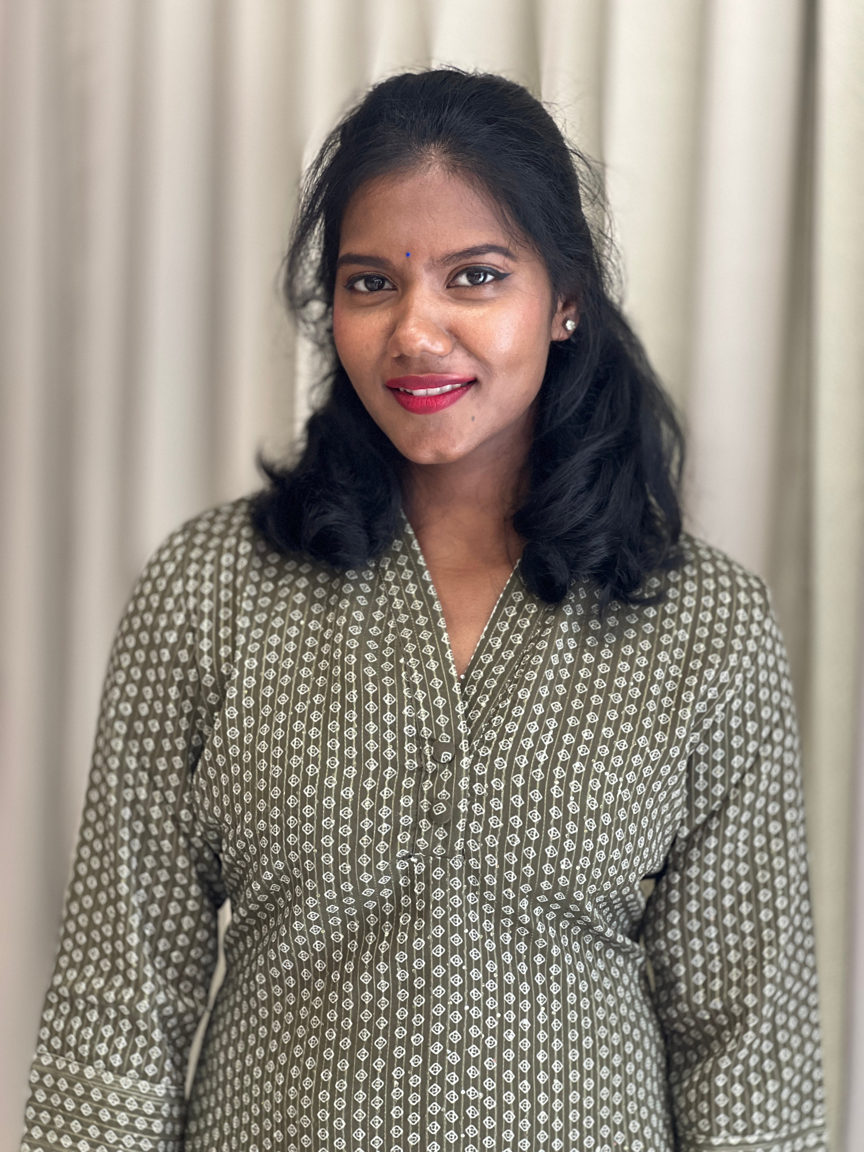 Printed Georgette Kurta | DNT278