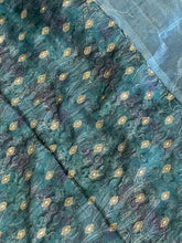Floral Embroidery Crushed Organza Saree | SHC137