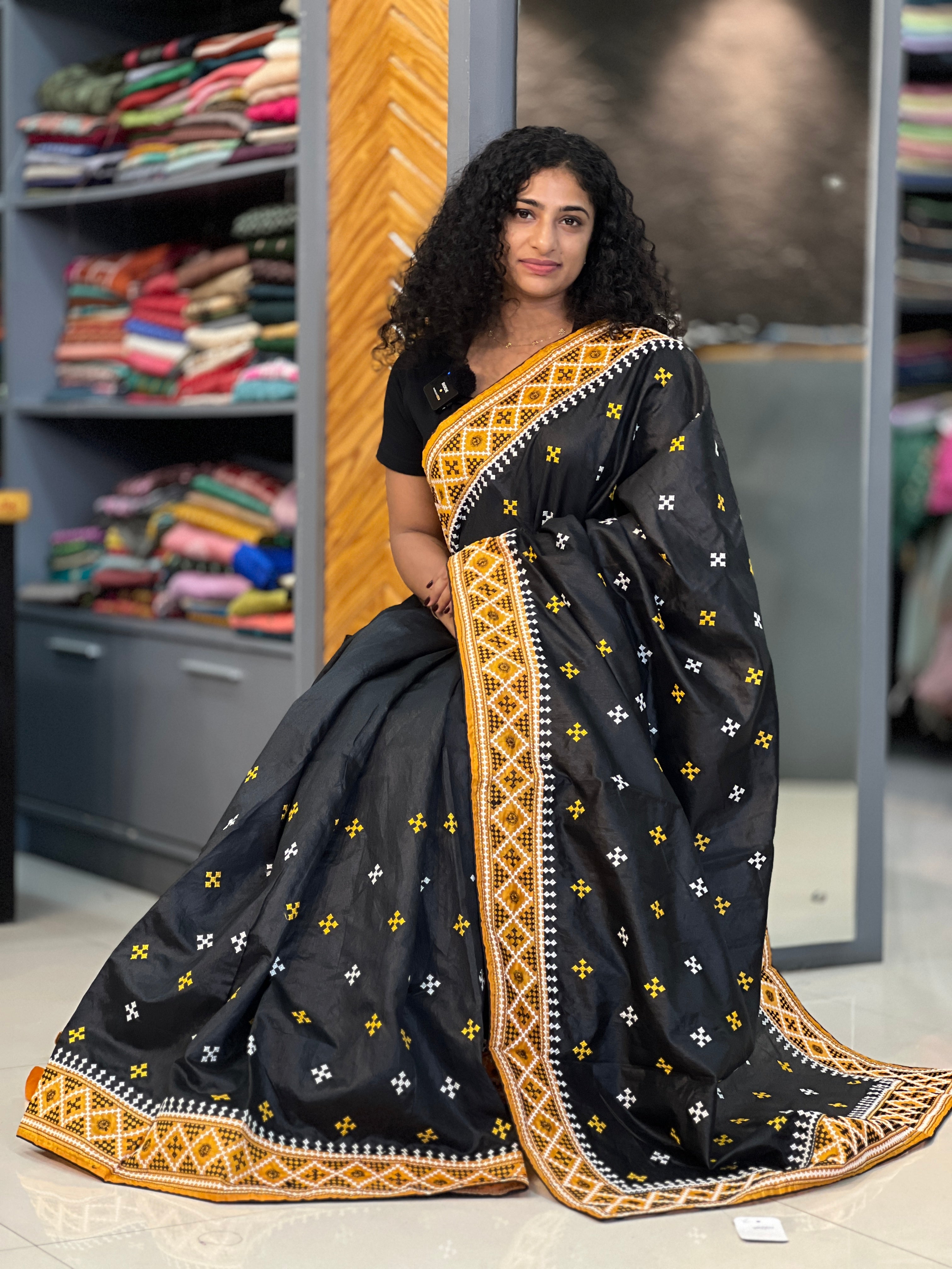 Kutch Inspired Semi Tussar Saree | RP448