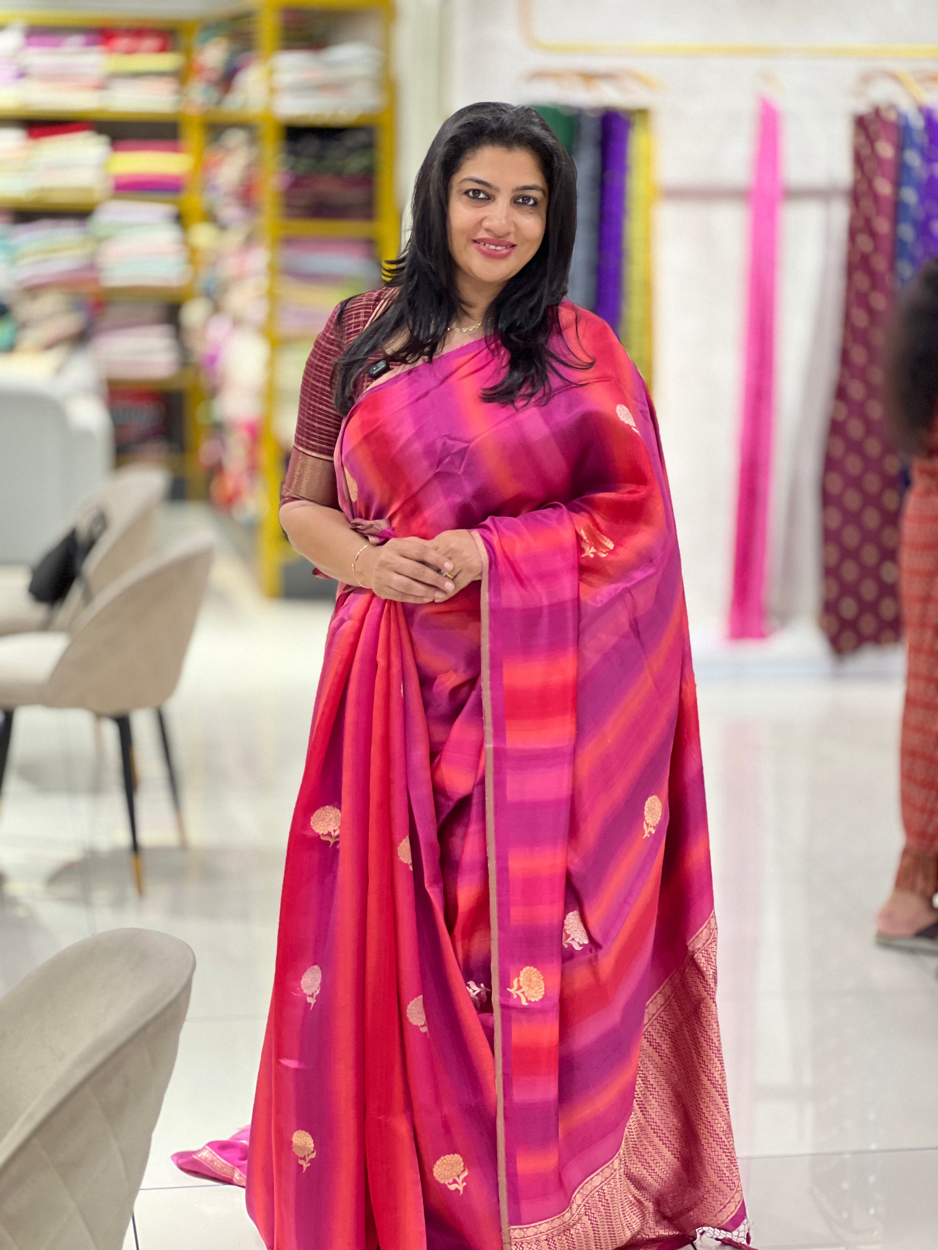 Banarasi Buta Weaved Pune Silk Saree | SYC102