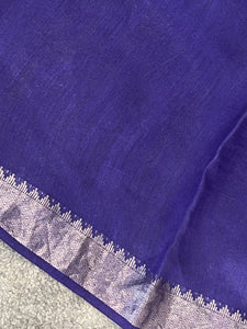 Geometrical Printed Chanderi Saree | NLM185