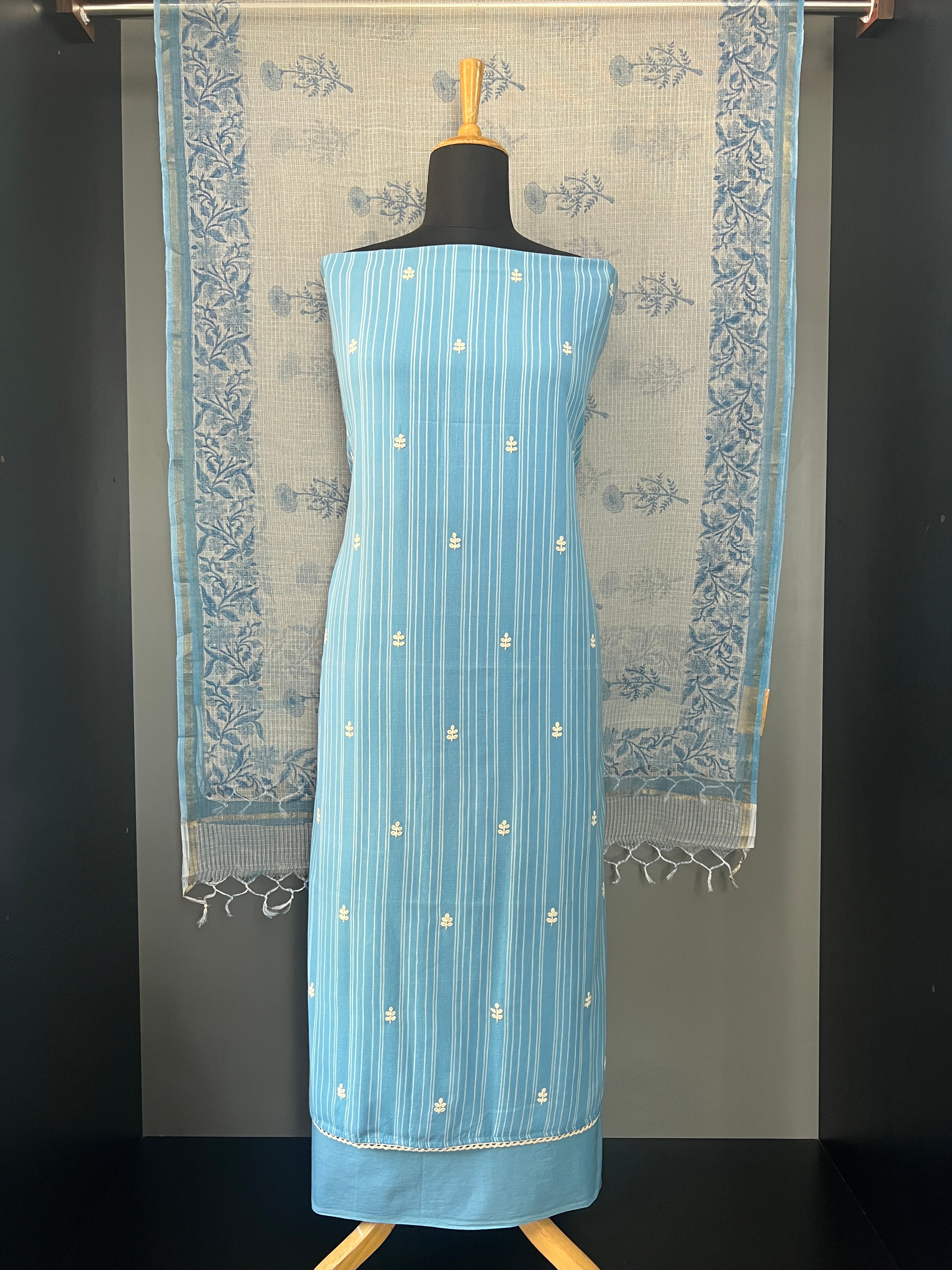 Stripe Pattern Cotton Salwar Set | SSC126