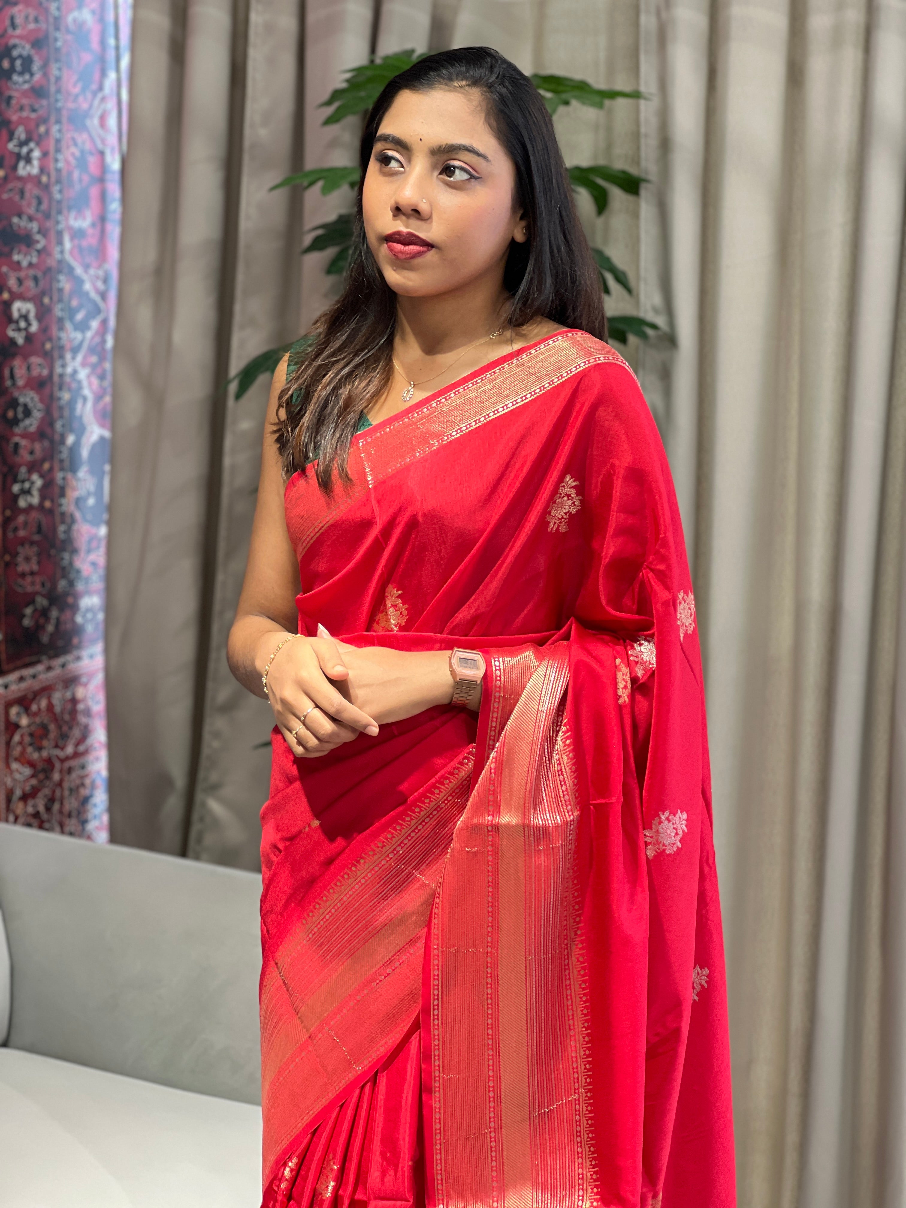 Zari Woven Banarasi Saree | NN418