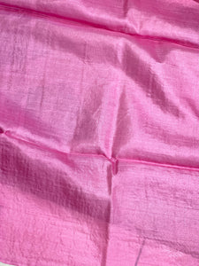 Floral & Geometric Embroidery Patterned Tussar Saree | MNH478