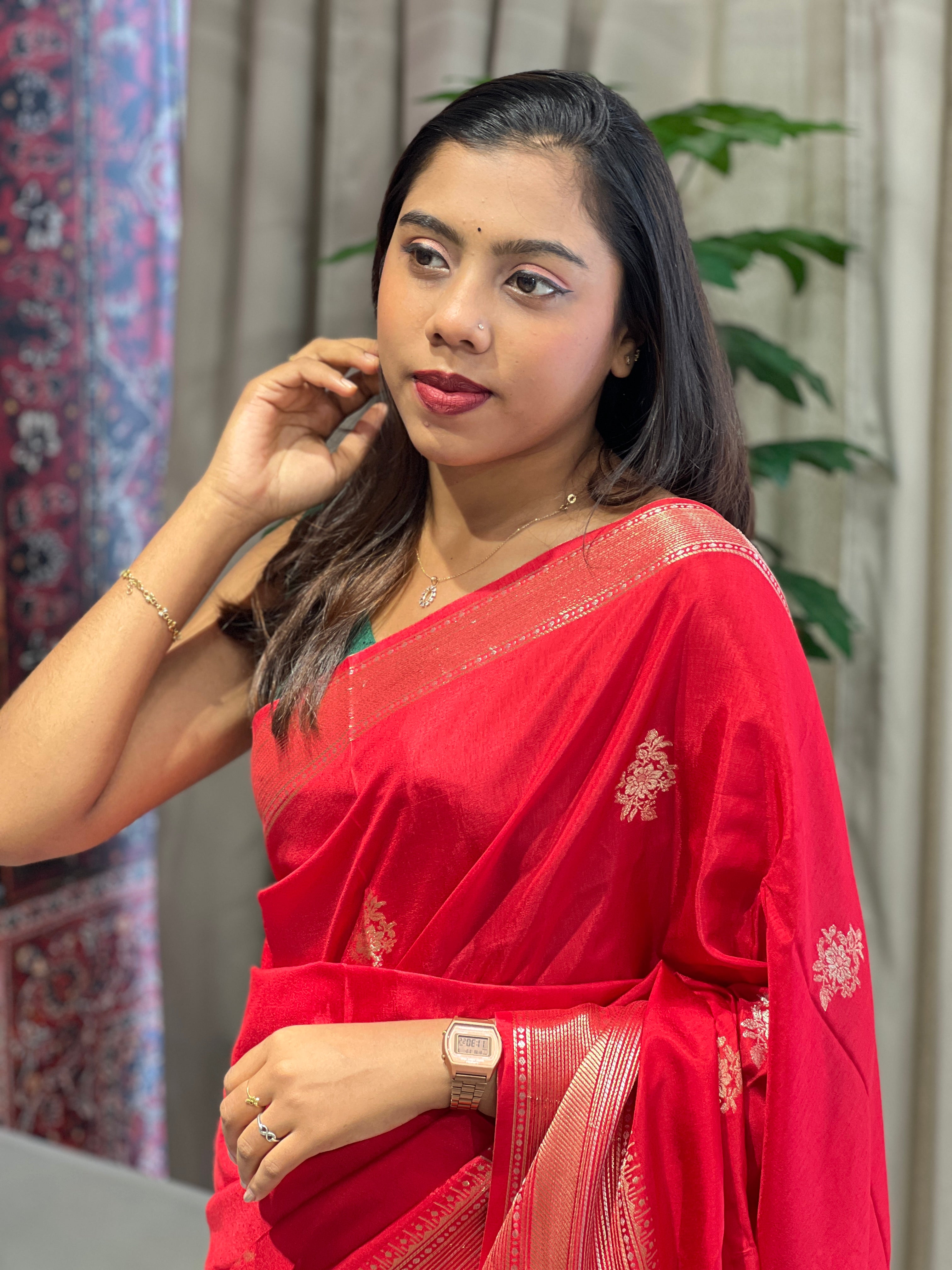 Zari Woven Banarasi Saree | NN418