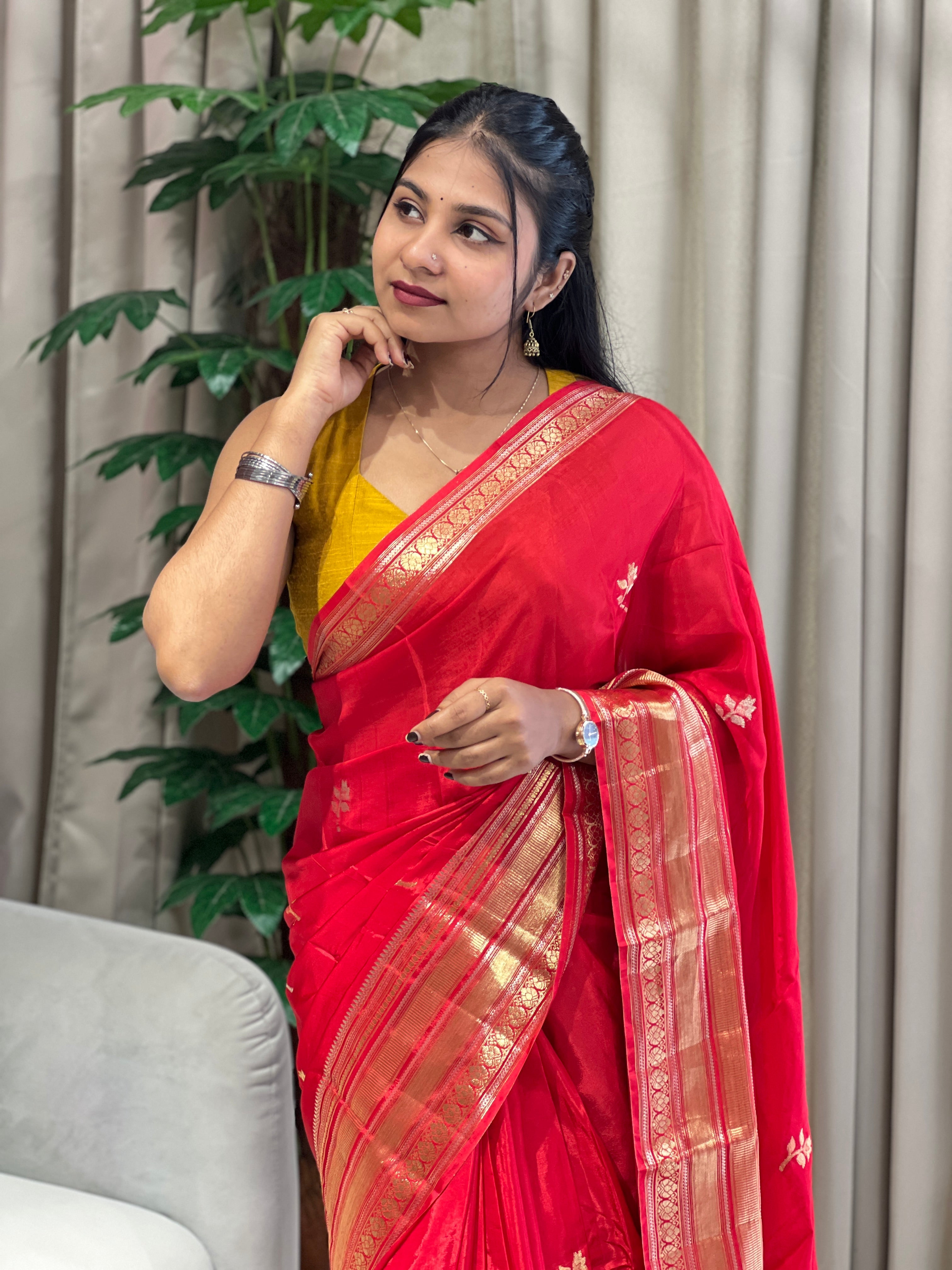 Zari Woven Banarasi Saree | NN417