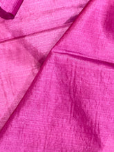 Floral & Geometric Embroidery Patterned Tussar Saree | MNH479