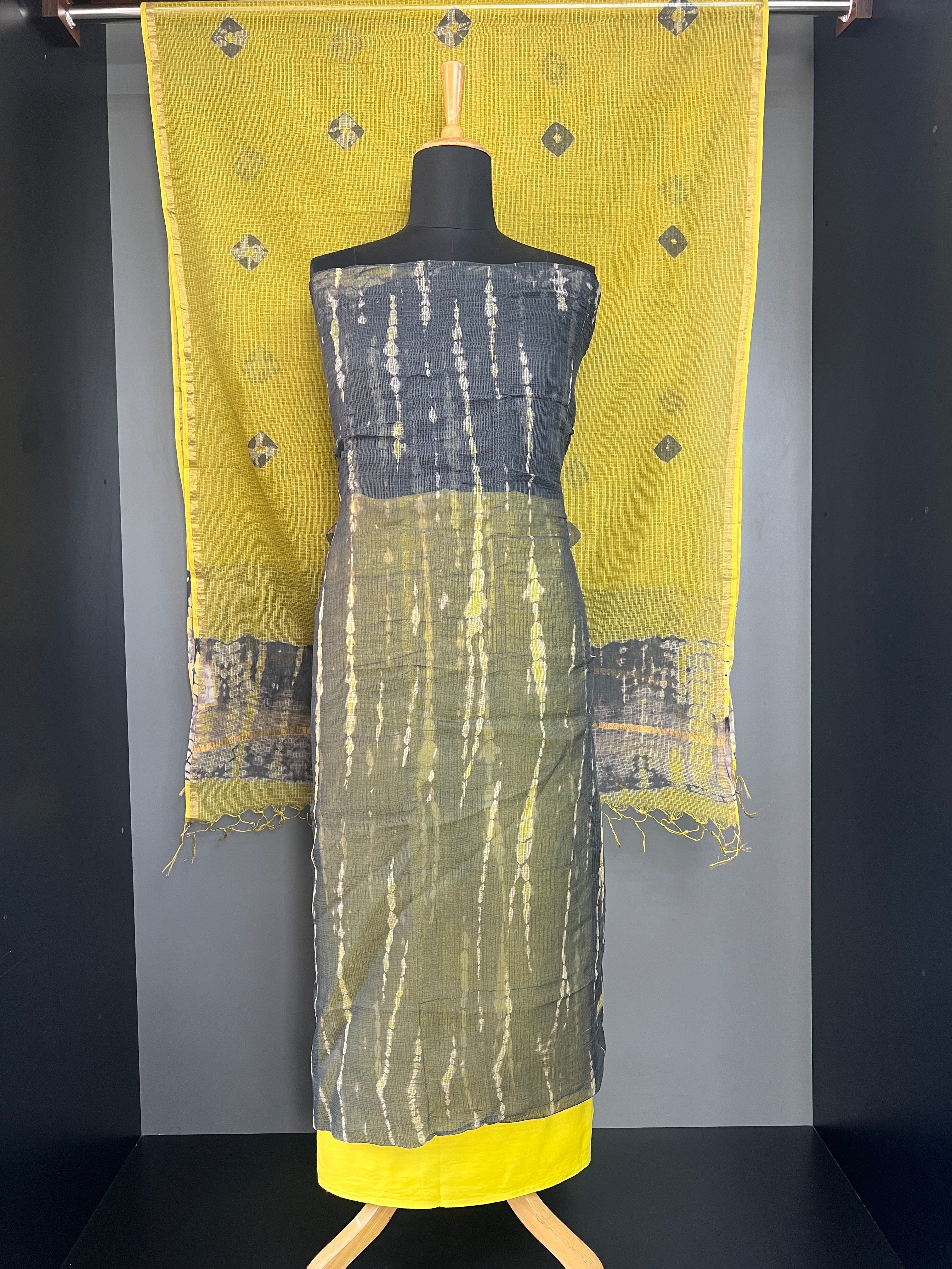 Block Printed Kota Salwar Set | VFC600