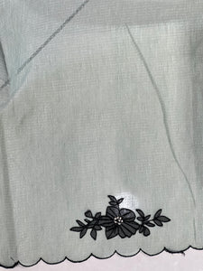 Floral Applique With Embroidery Detailed Supernet Kota Saree | BLD1465