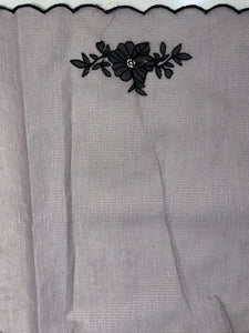 Floral Applique With Embroidery Detailed Supernet Kota Saree | BLD1466