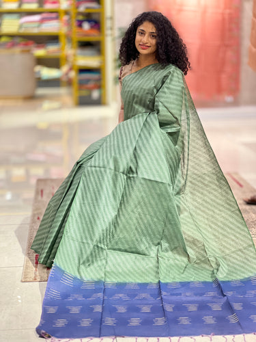 Kantha Weaving Tussar Finish Saree | DLS248