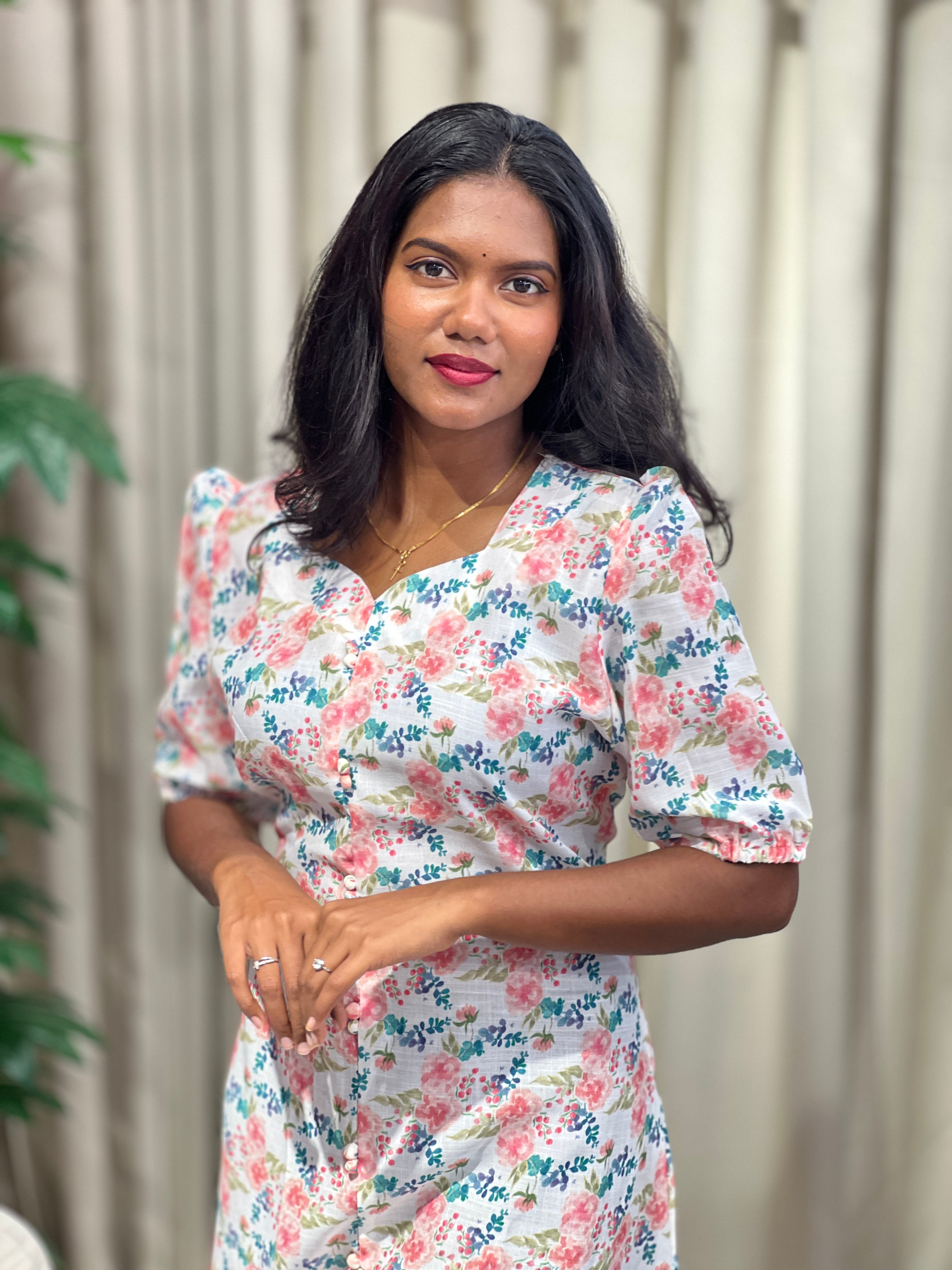 Digital Printed Chanderi Finish Kurta | RMLA308