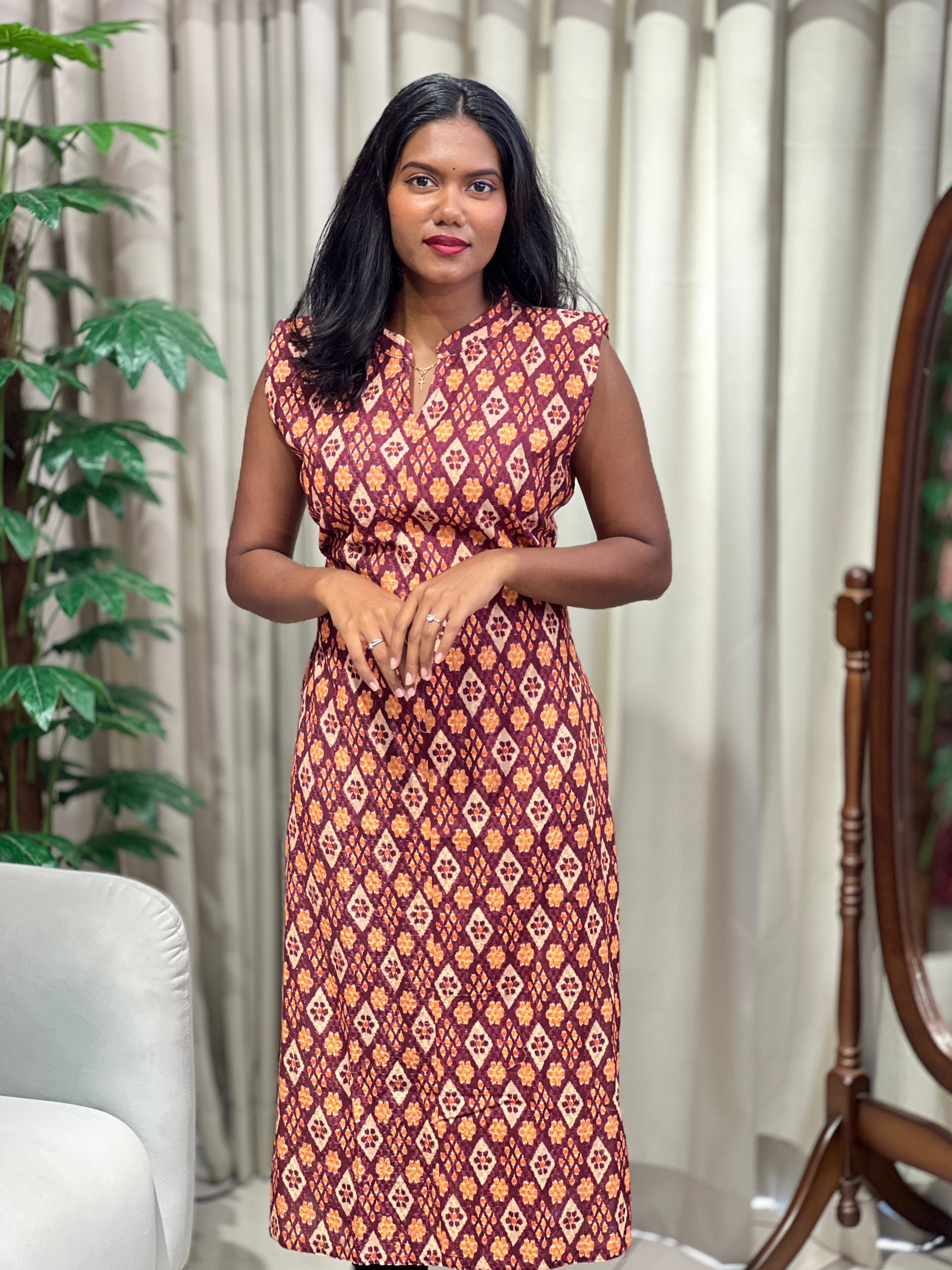 Digital Printed Cotton Kurta | RMLA306