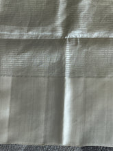 Ivory and Silver Colour Soft Silk Kanchipuram Saree | AJ324