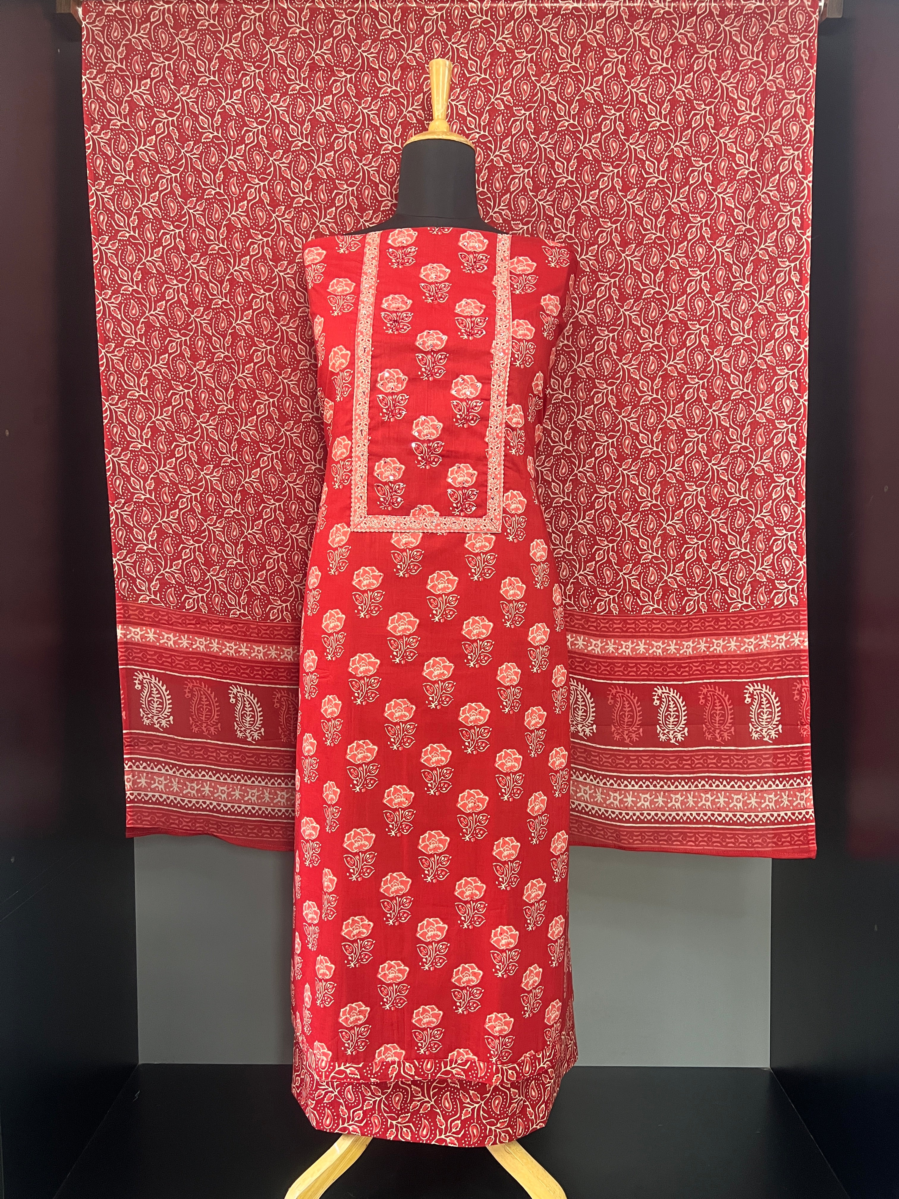 Printed Cotton Salwar Set | JRC118