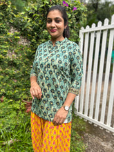 Screen Printed Cotton Short Kurta | HKV111