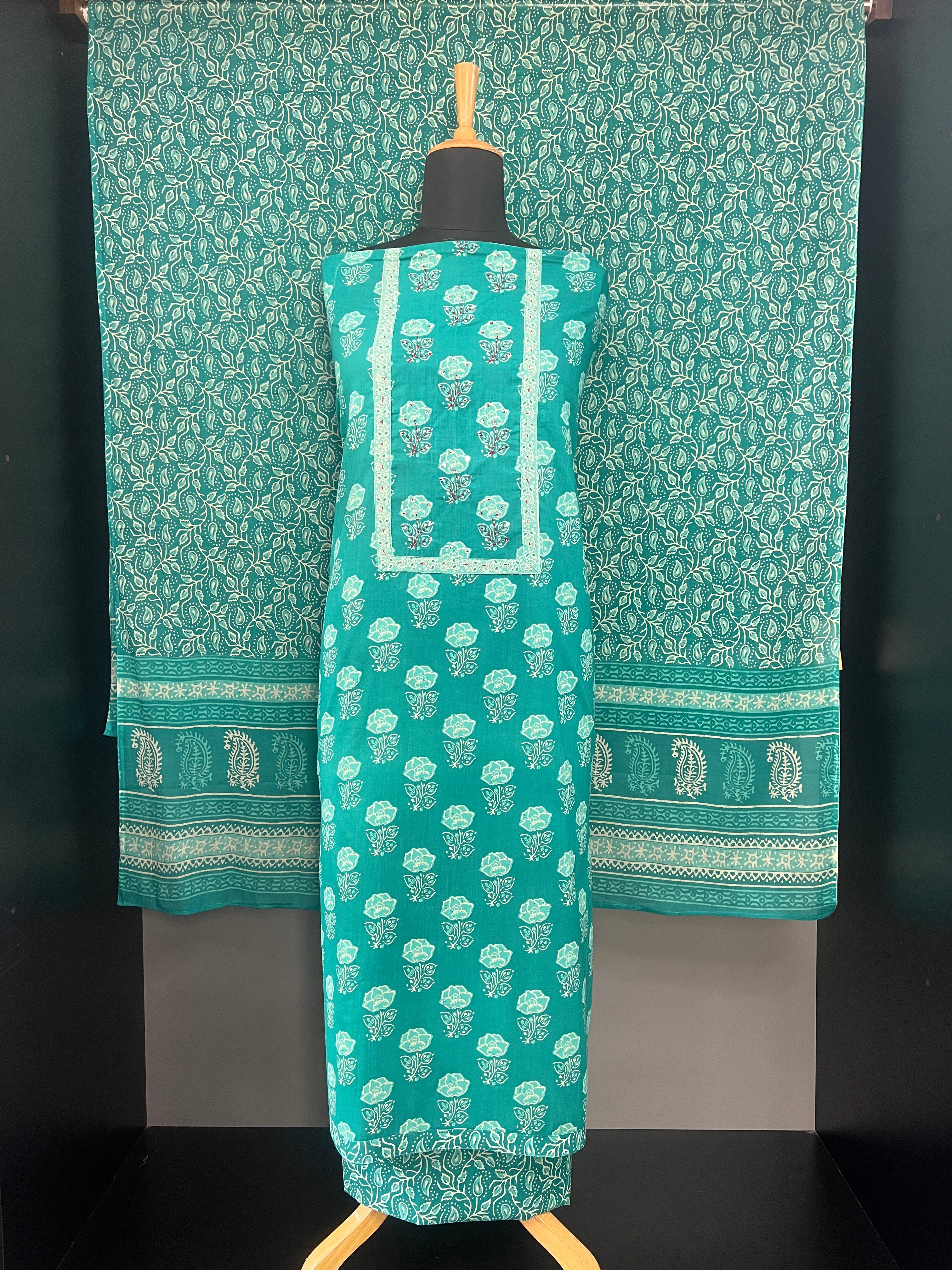 Printed Cotton Salwar Set | JRC115