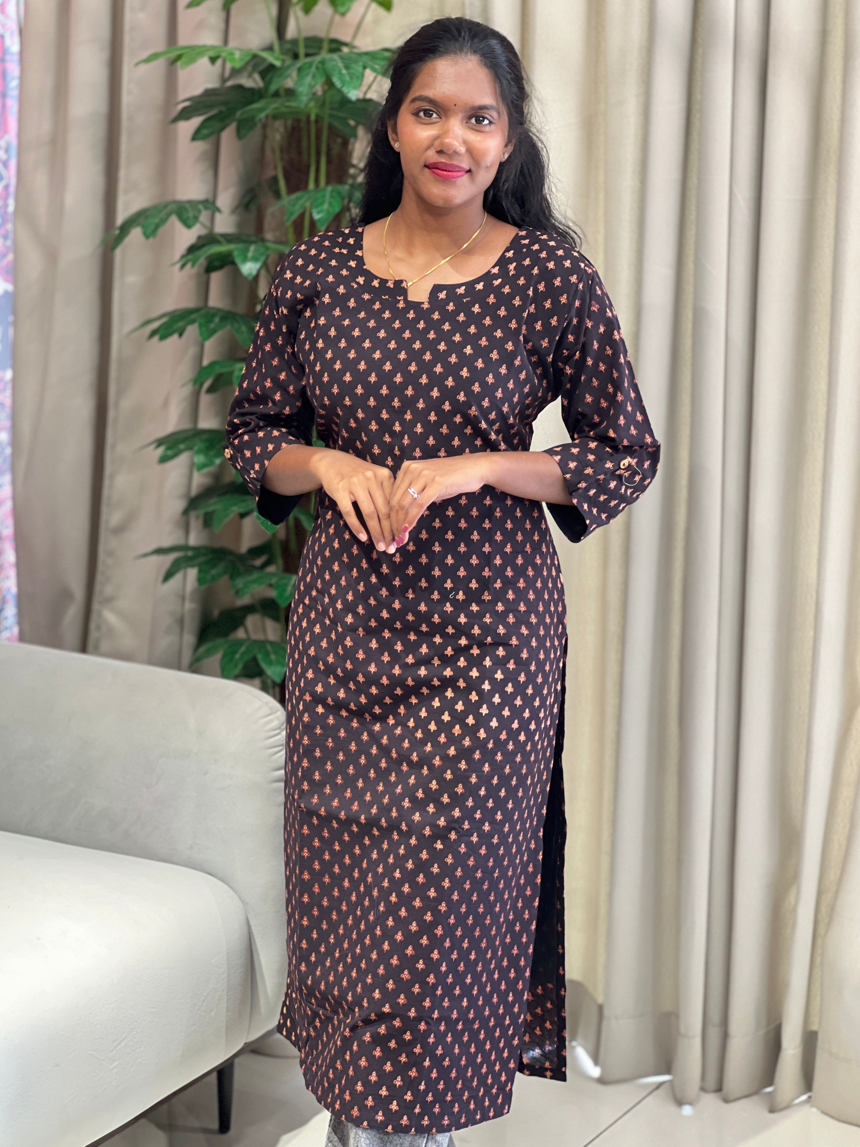 Printed Cotton Kurta| RMLA183