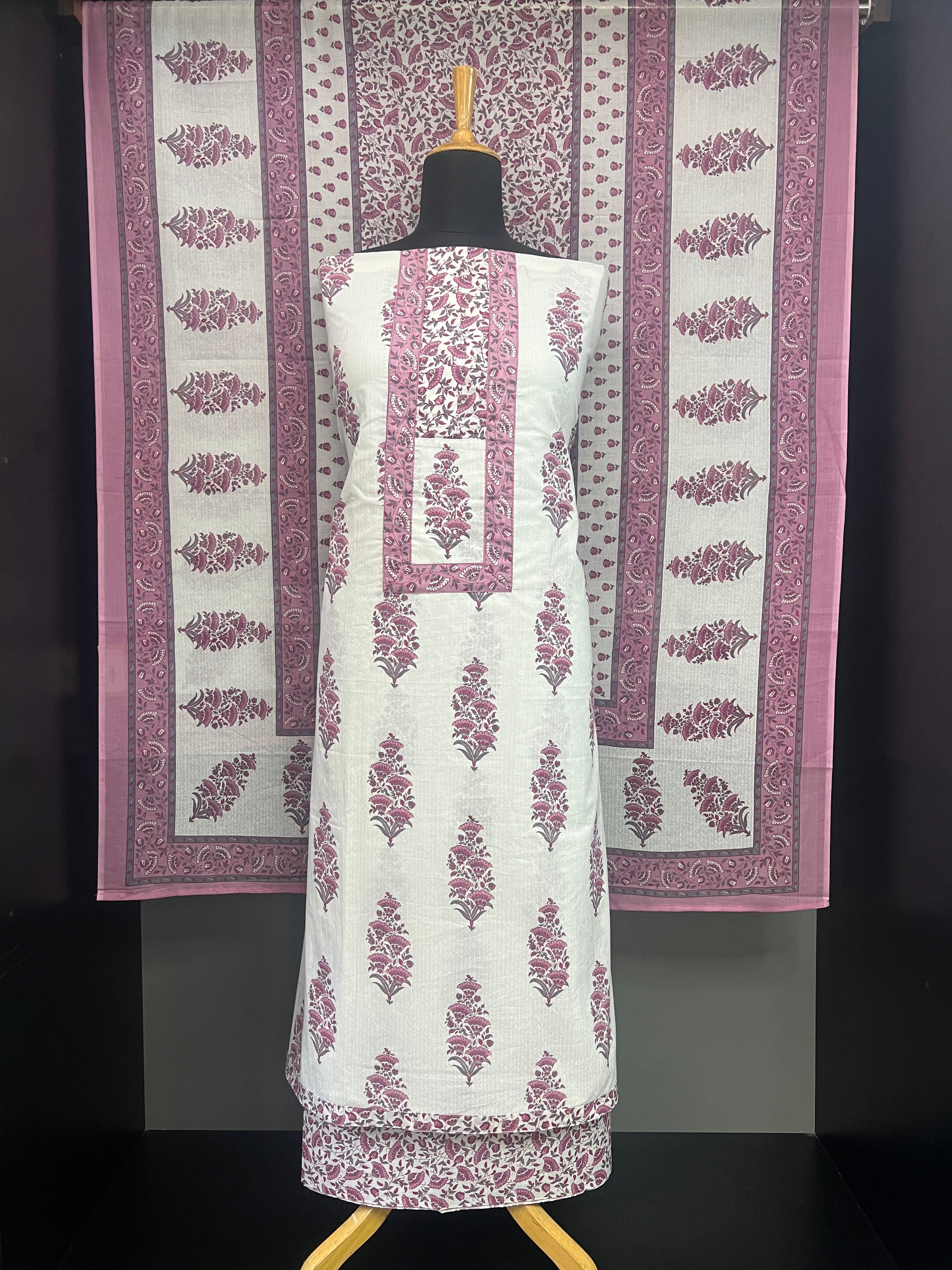 Printed Cotton Salwar Set | JRC125