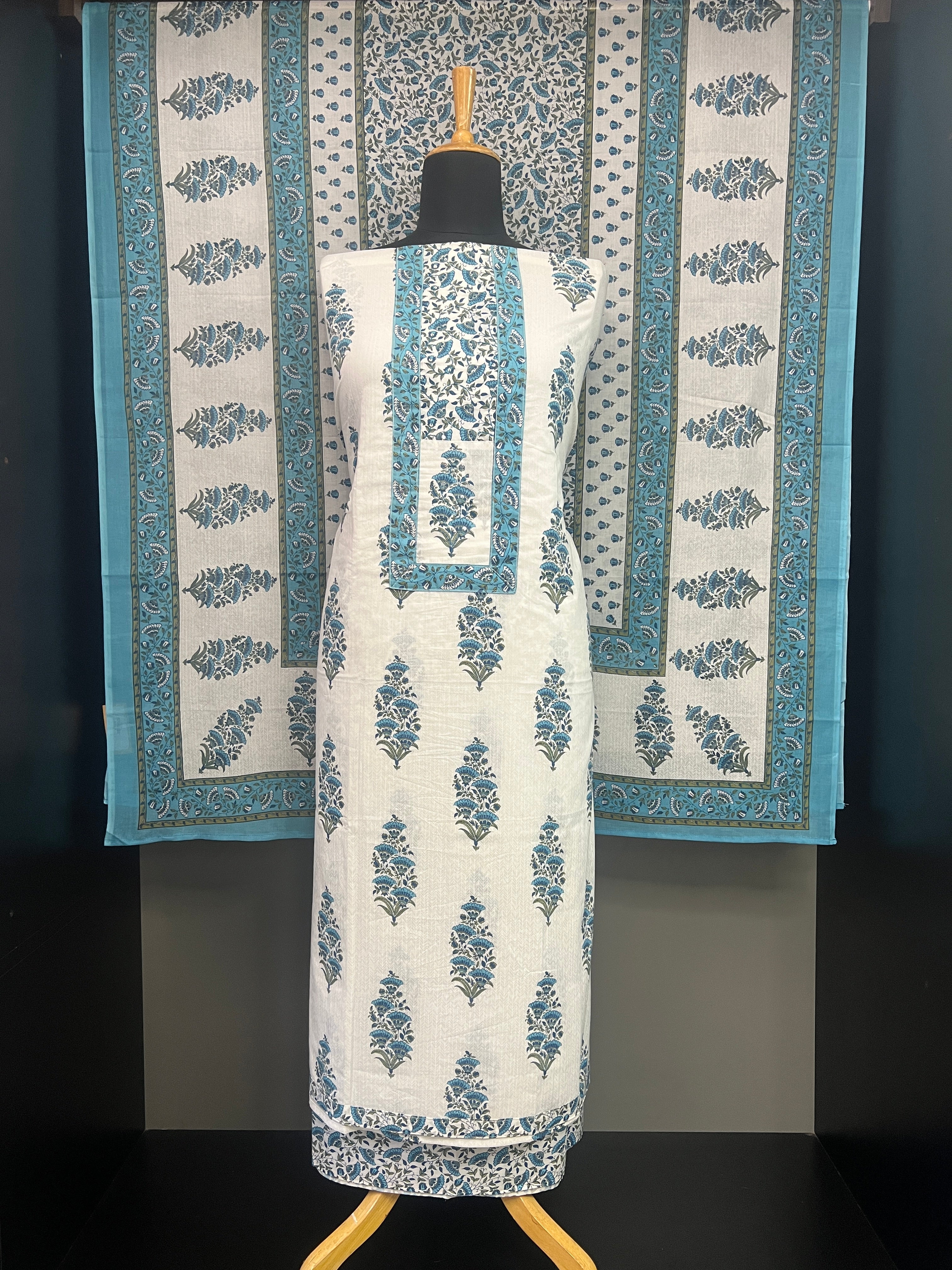 Printed Cotton Salwar Set | JRC124