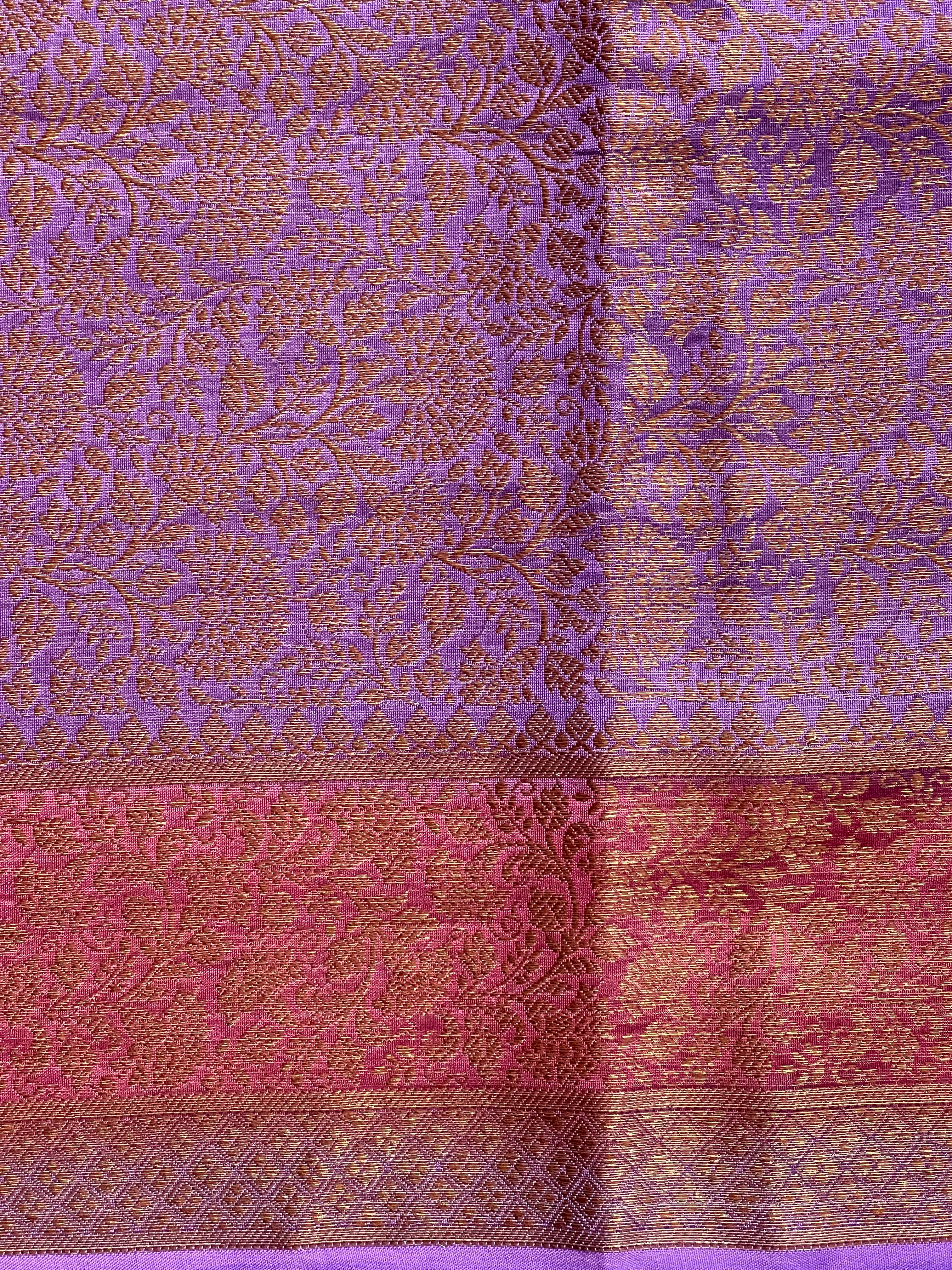 Rangat Pattern Chanderi Banarasi Saree | MM545