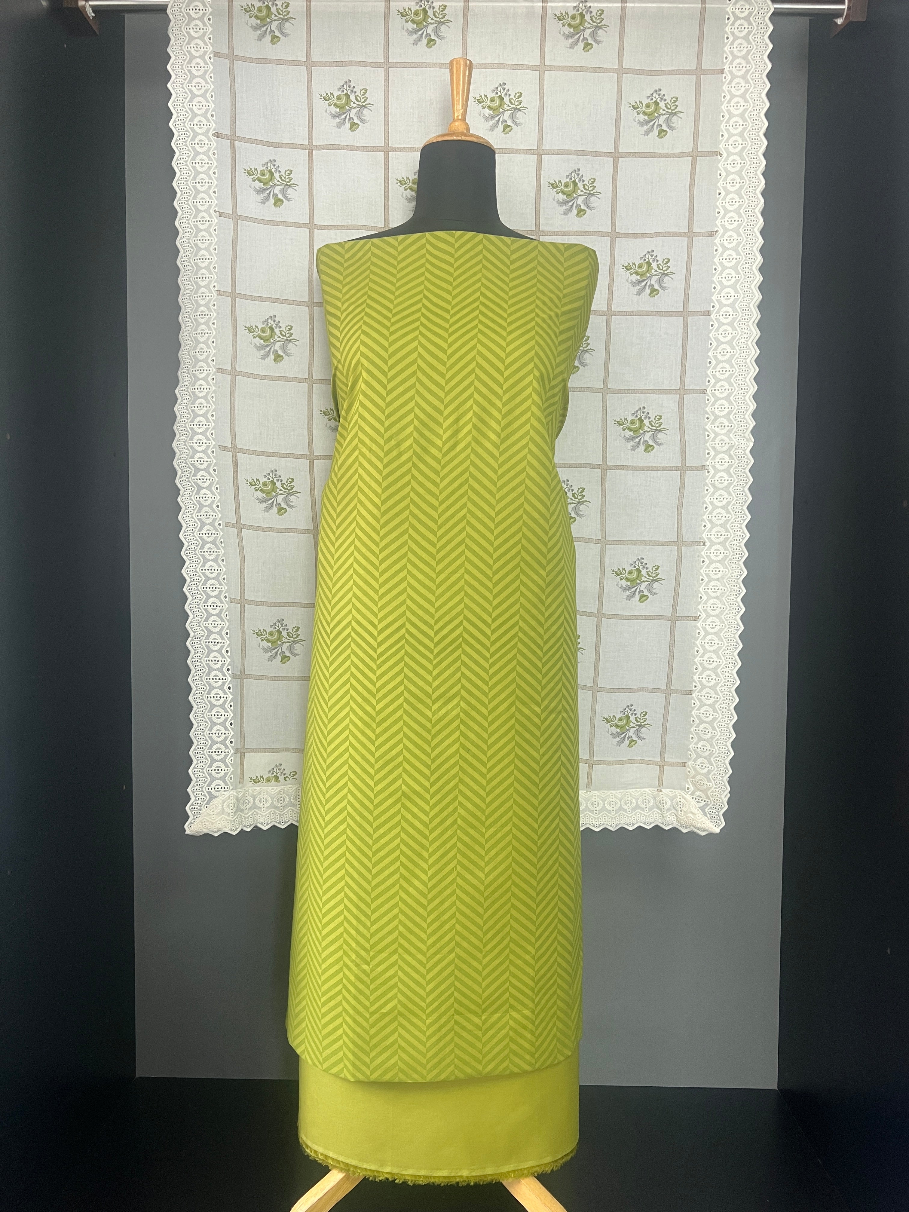 Geometric Printed Cotton Salwar Set |HE285