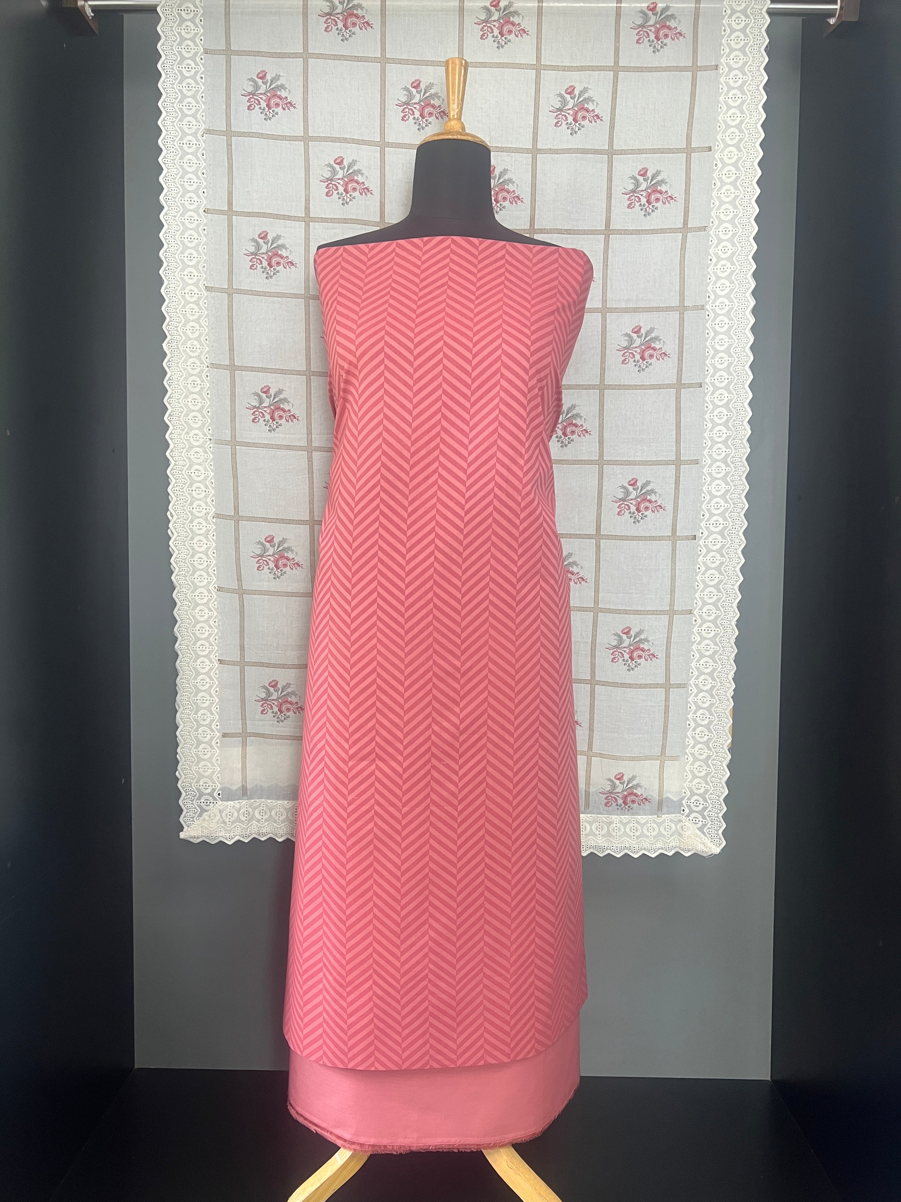 Geometric Printed Cotton Salwar Set |HE284