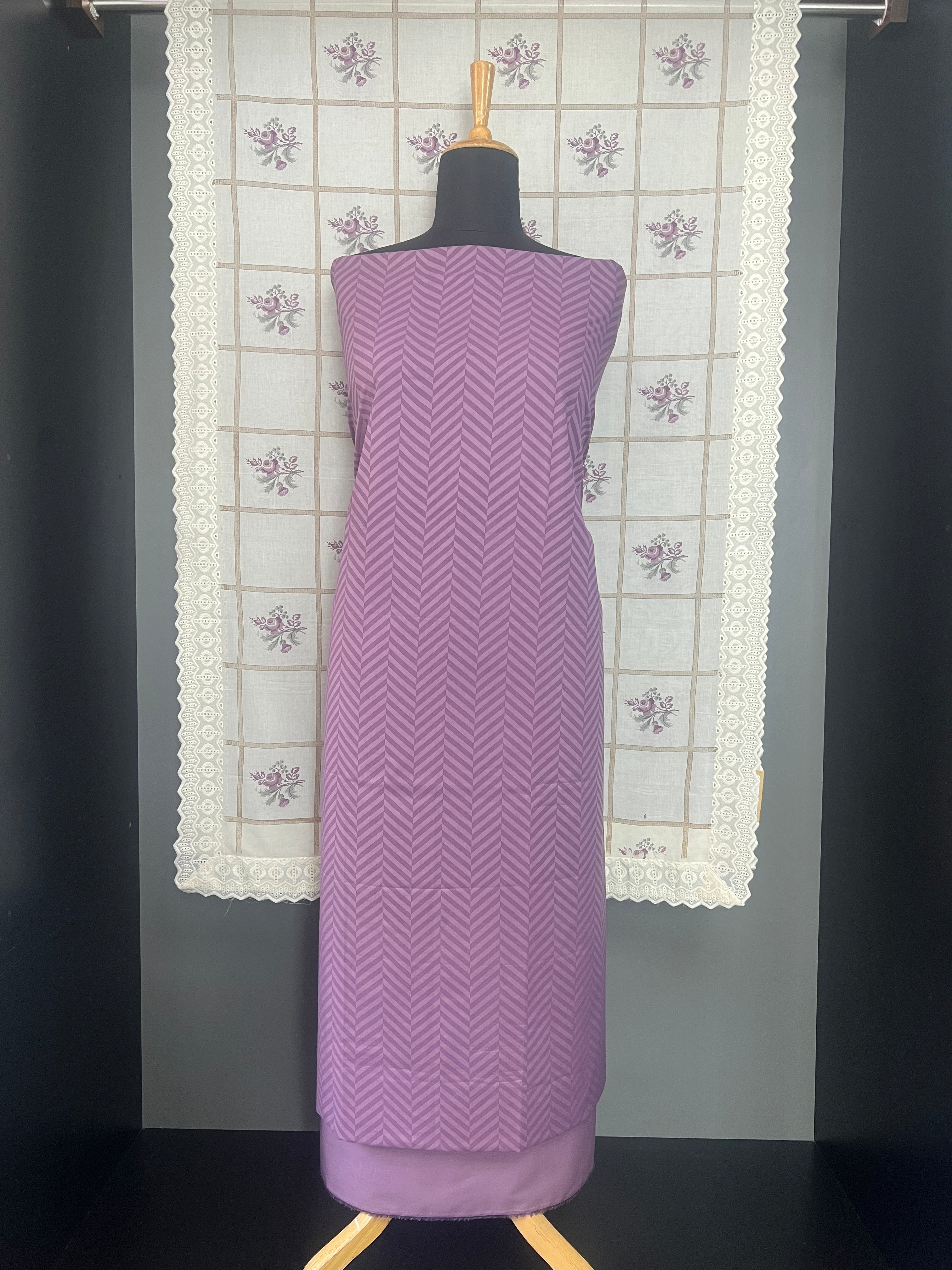 Geometric Printed Cotton Salwar Set |HE286