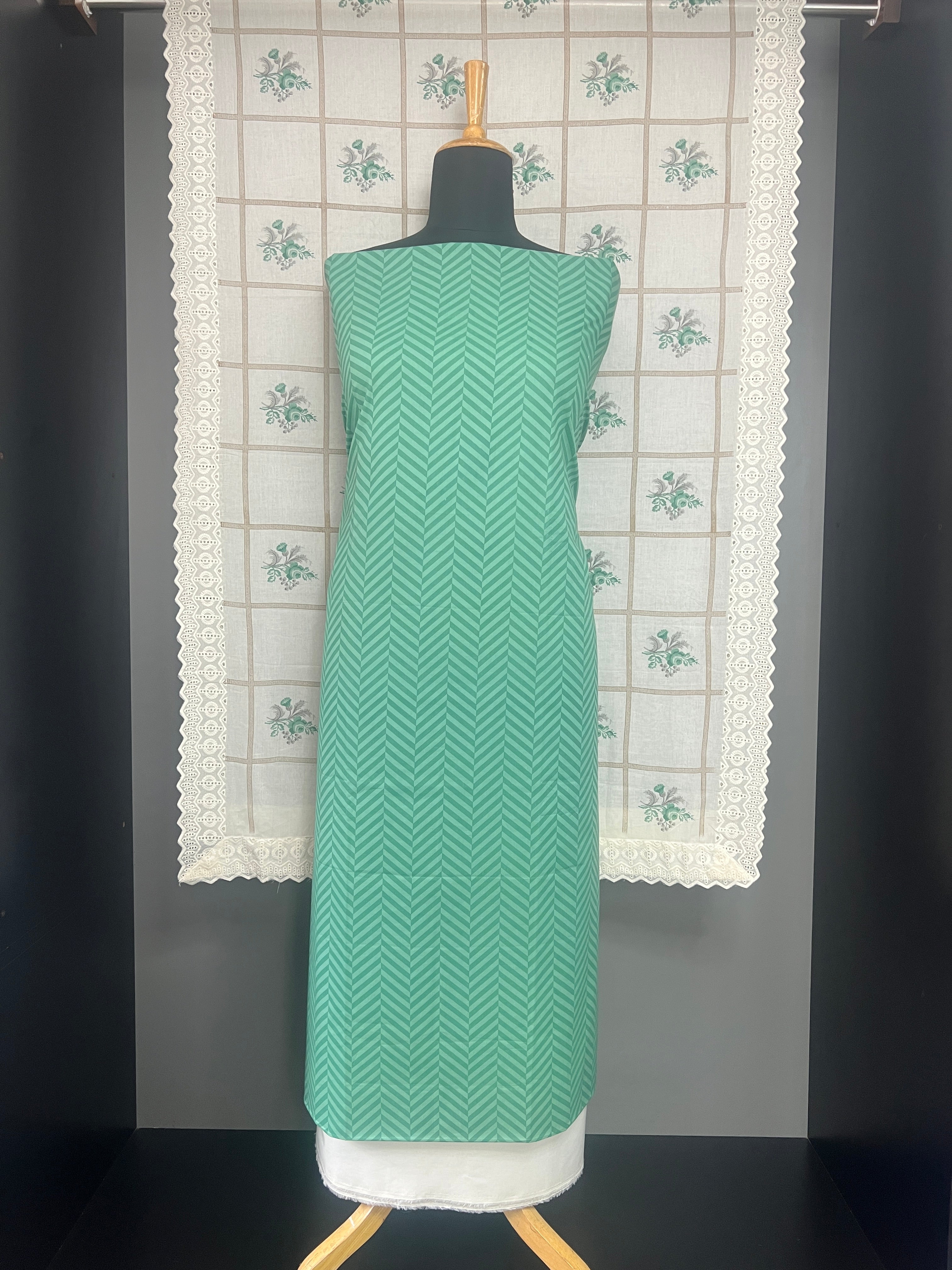 Geometric Printed Cotton Salwar Set |HE283