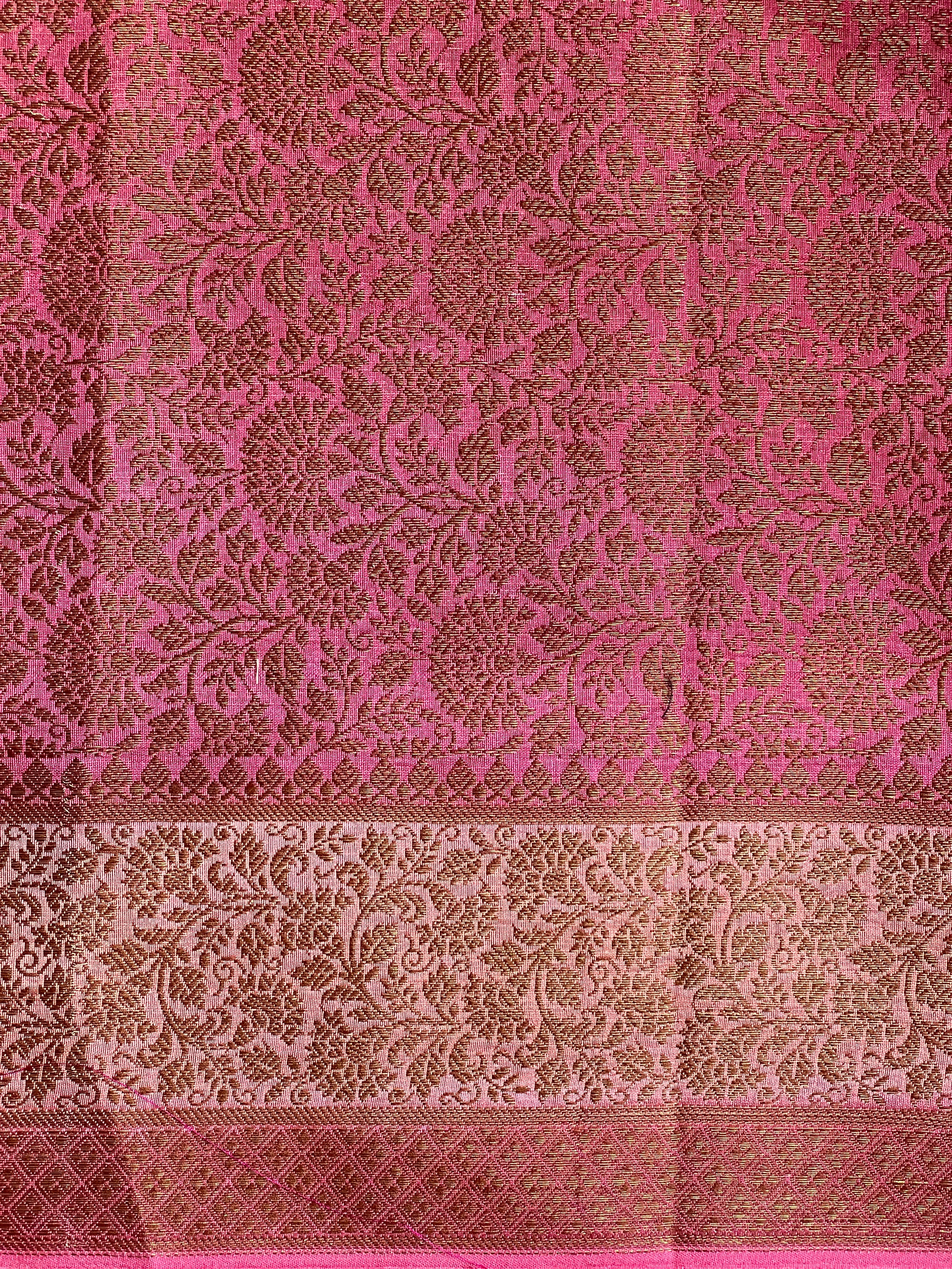 Rangat Pattern Chanderi  Banarasi Saree | MM546