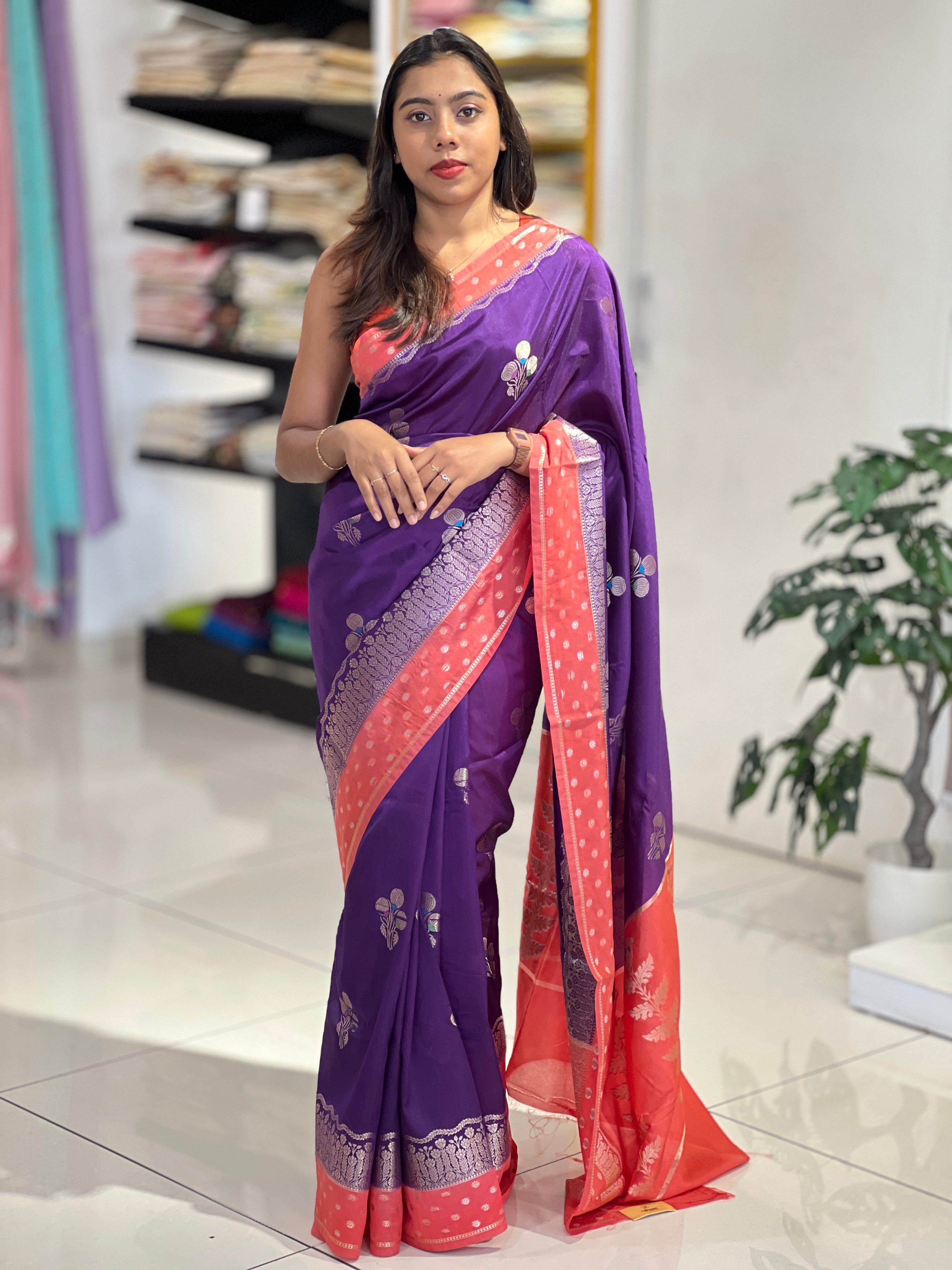 Zari Woven Banarasi Saree | NN421