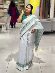 Printed Cotton Saree | VDA185