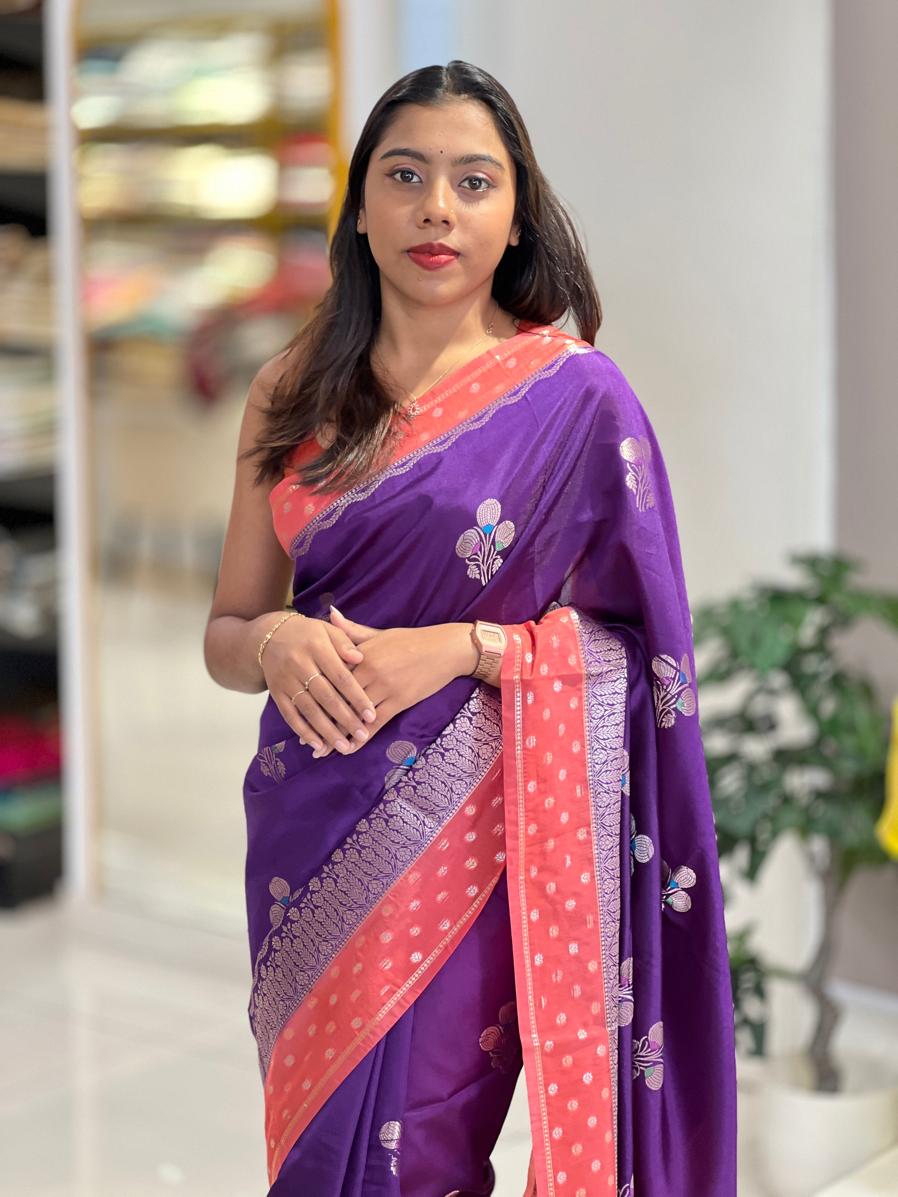 Zari Woven Banarasi Saree | NN421