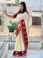 Traditional Banarasi Weaving Patterned Semi Silk Saree | NN367