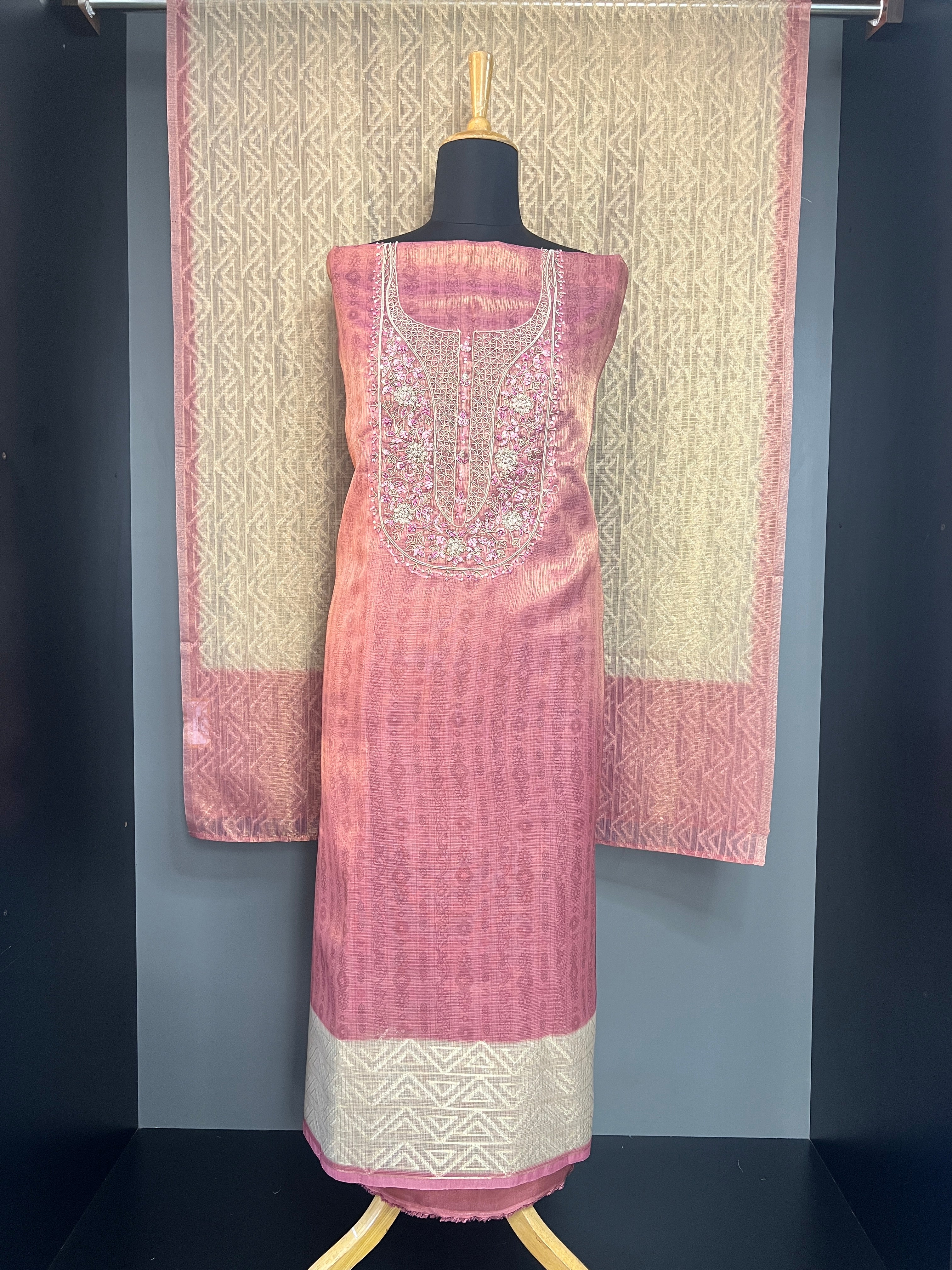 Floral Printed Tissue Salwar Set |MM467