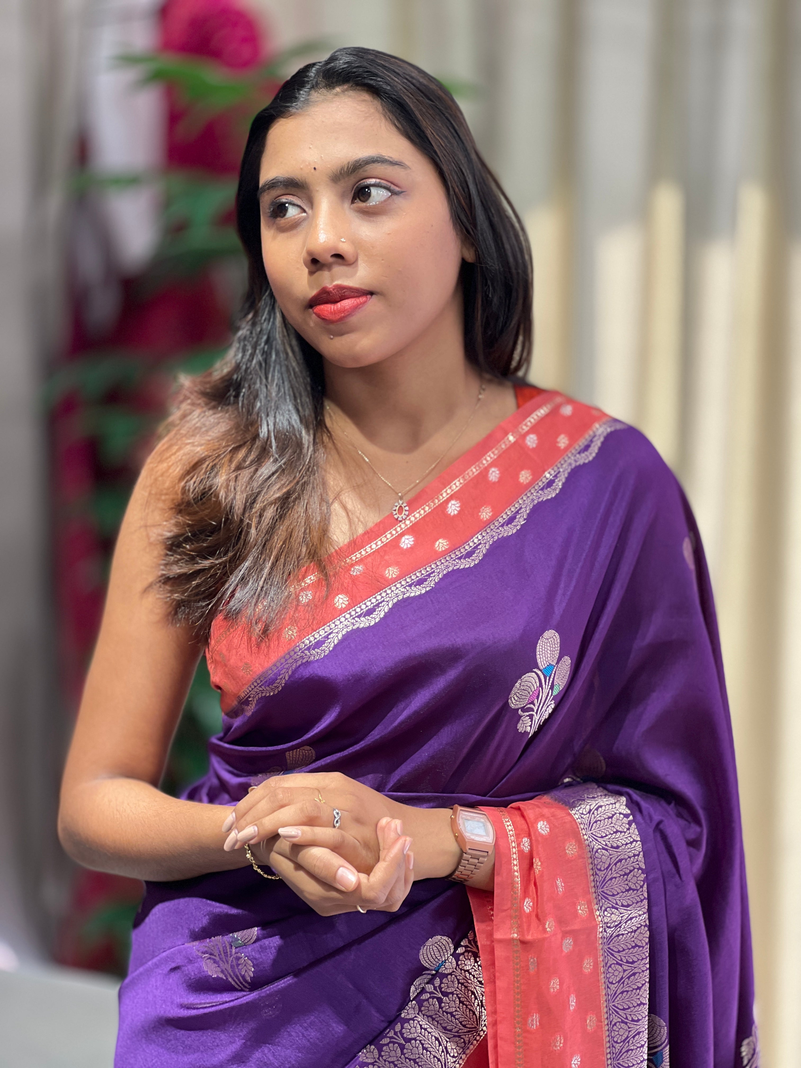 Zari Woven Banarasi Saree | NN421