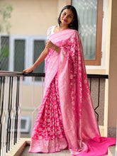 Banarasi Weaved Georgette Sarees | JCL582