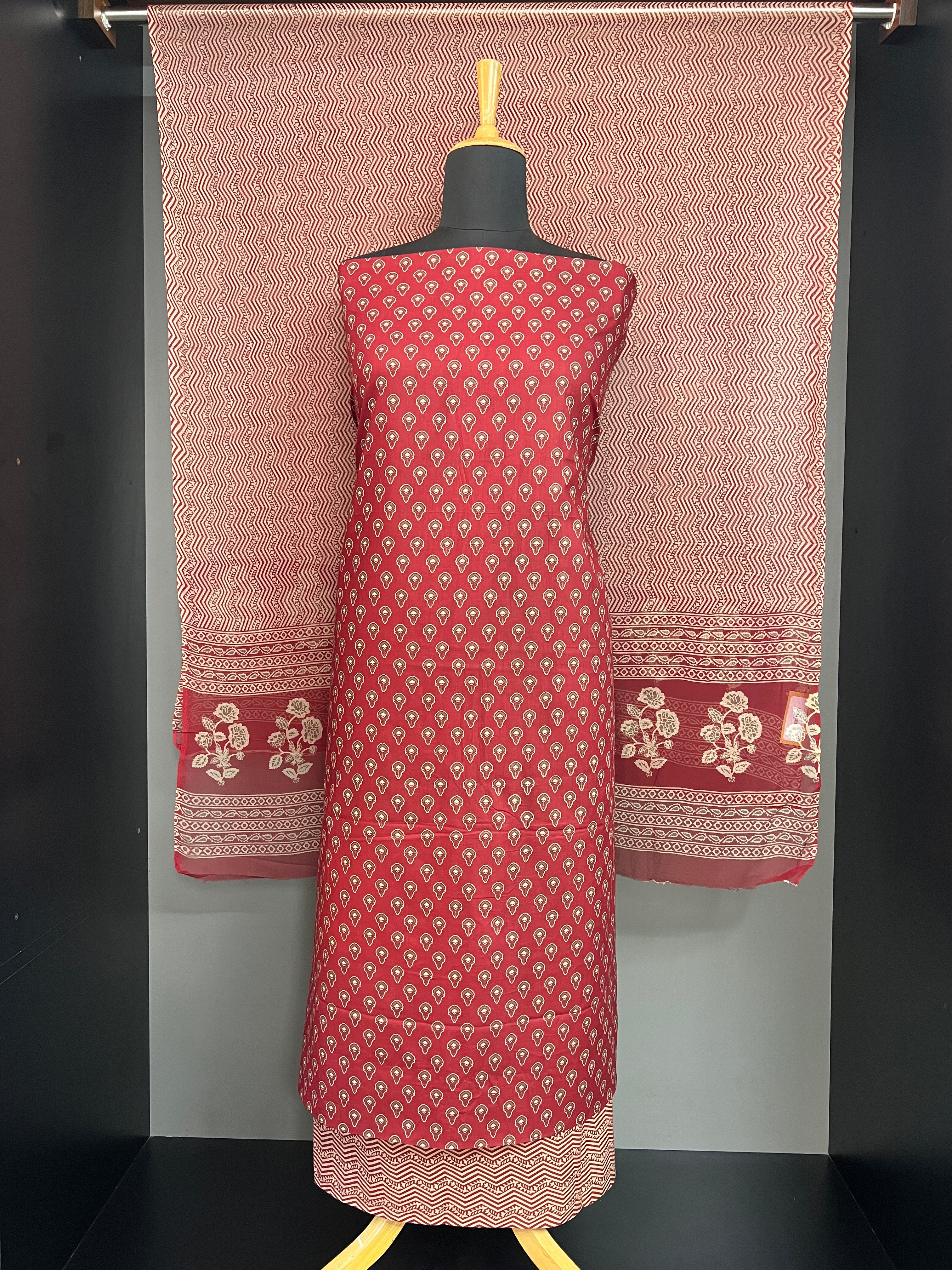 Printed Cotton Salwar Set | JRC106