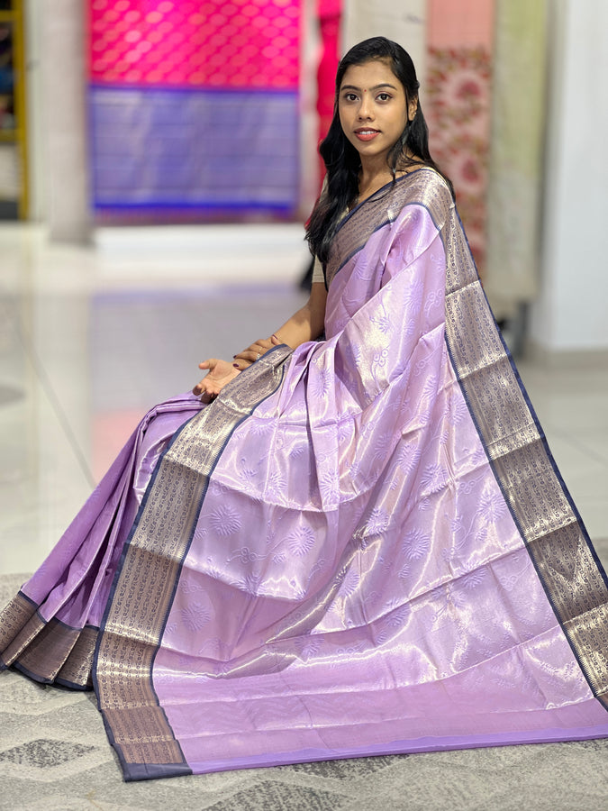 Floral Patterned Tissue Saree |  NN265