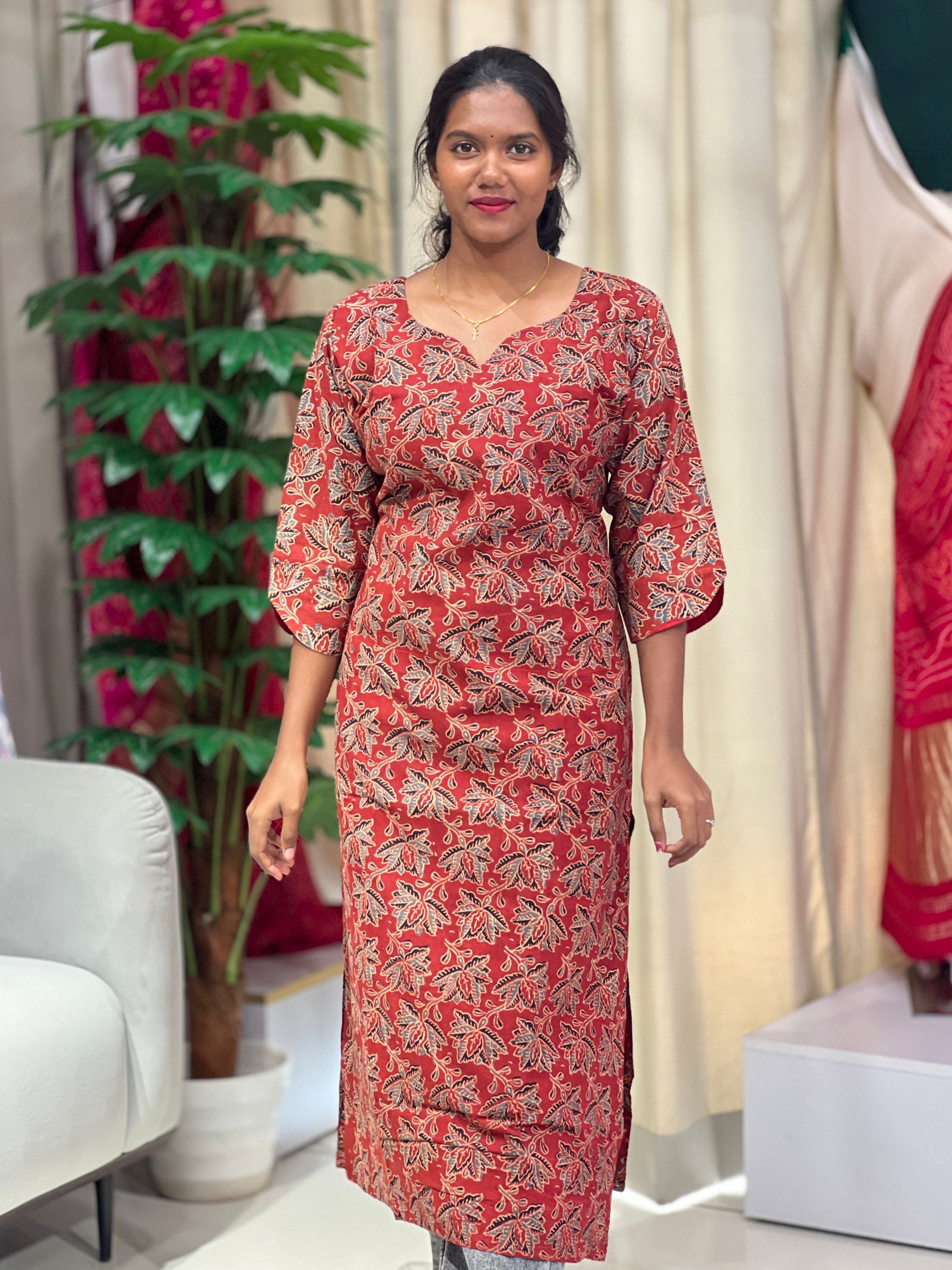 Printed Cotton Kurta  | RMLA175