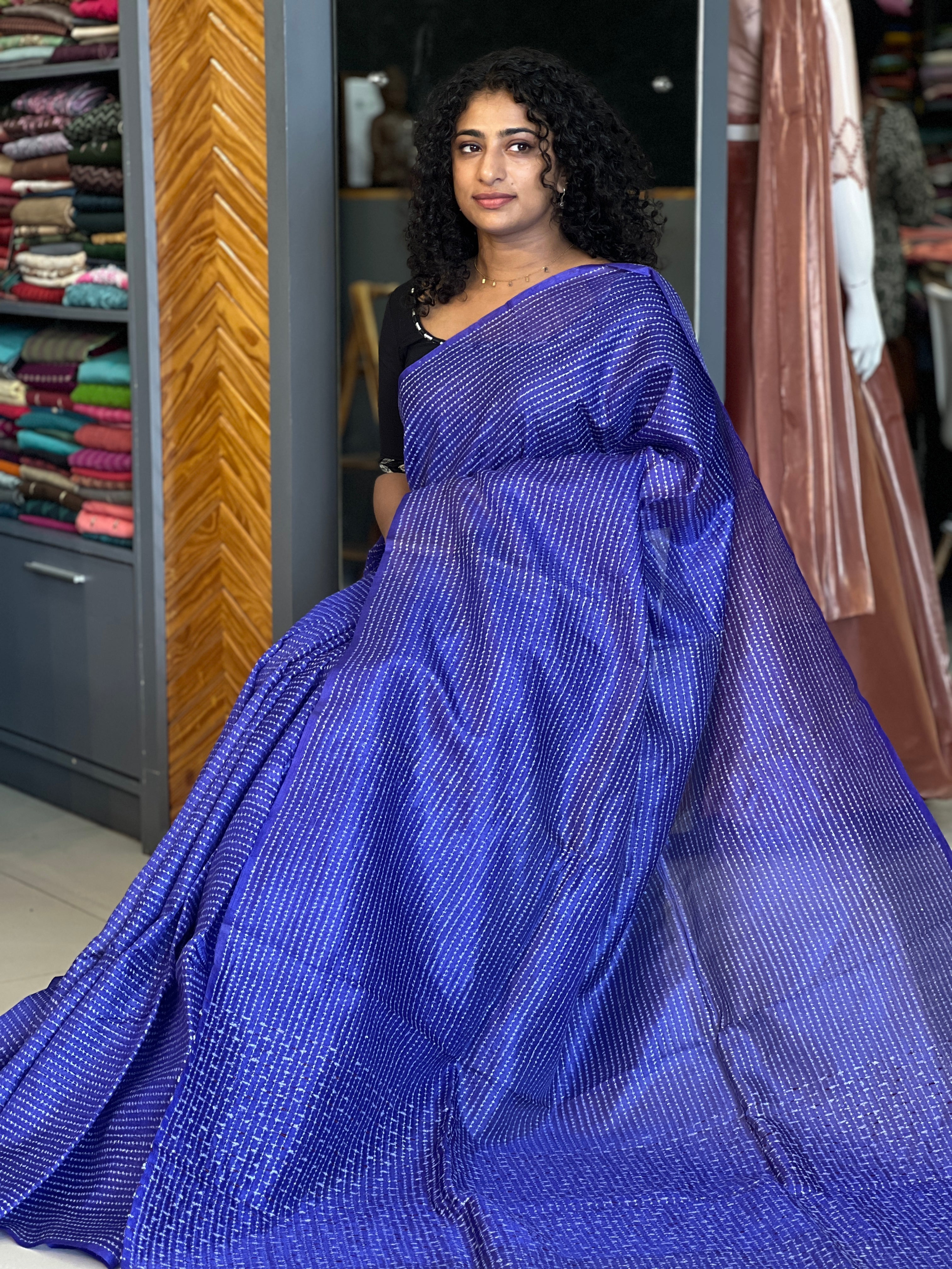 Kesiya Weaved Tussar Organza Saree | SKH199