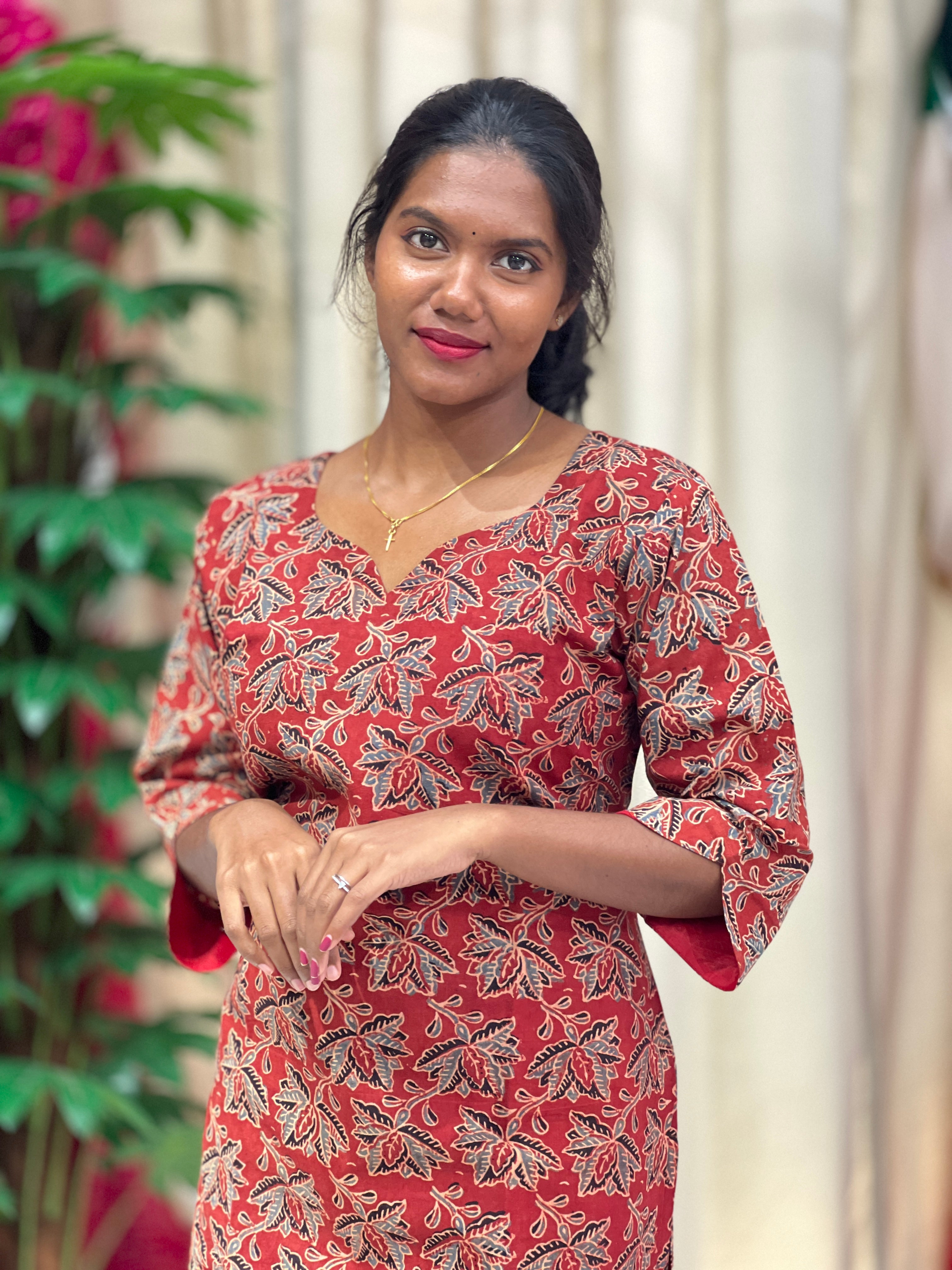 Printed Cotton Kurta  | RMLA175