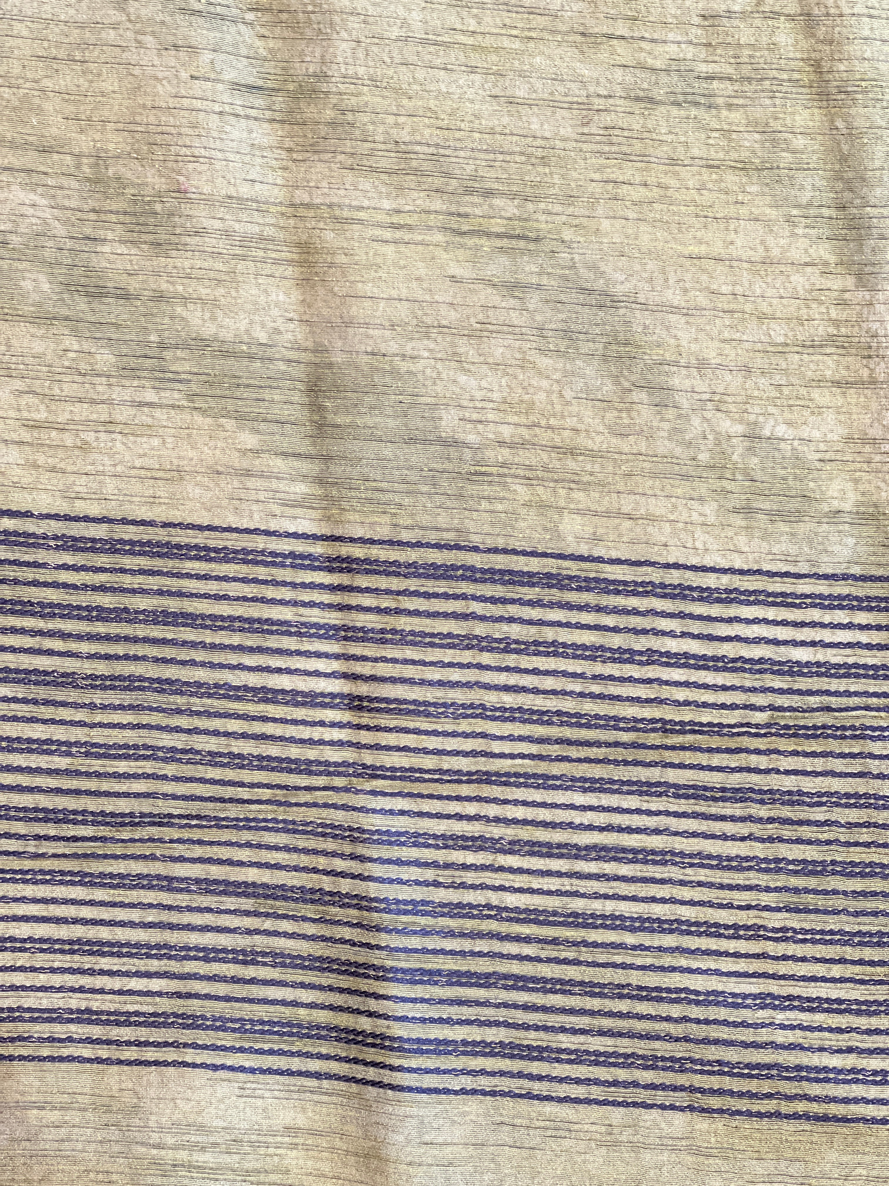Peacock Motifs Semi Jute Saree | YNG1625