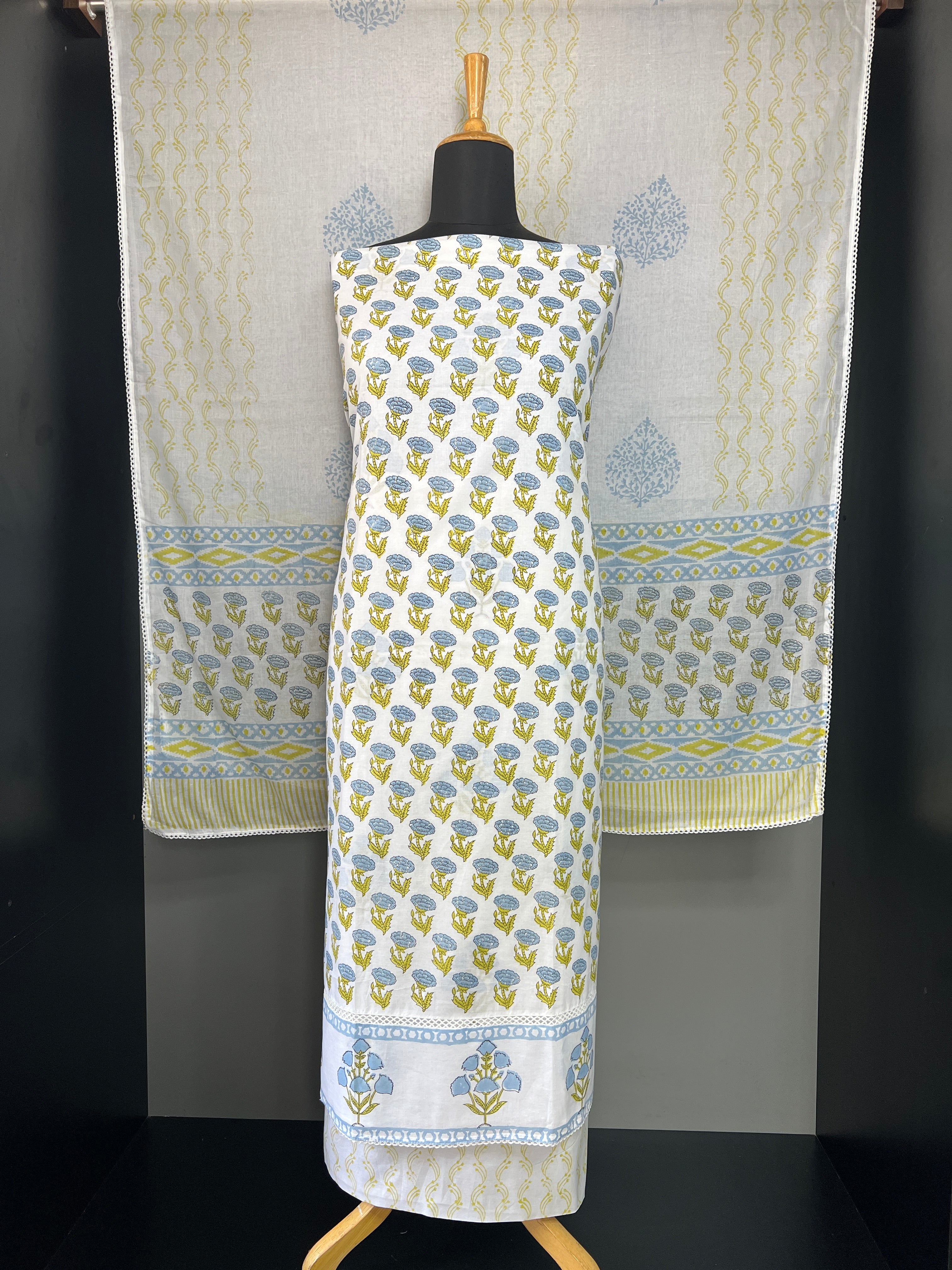 Buta Printed Cotton Salwar Set |SSC168