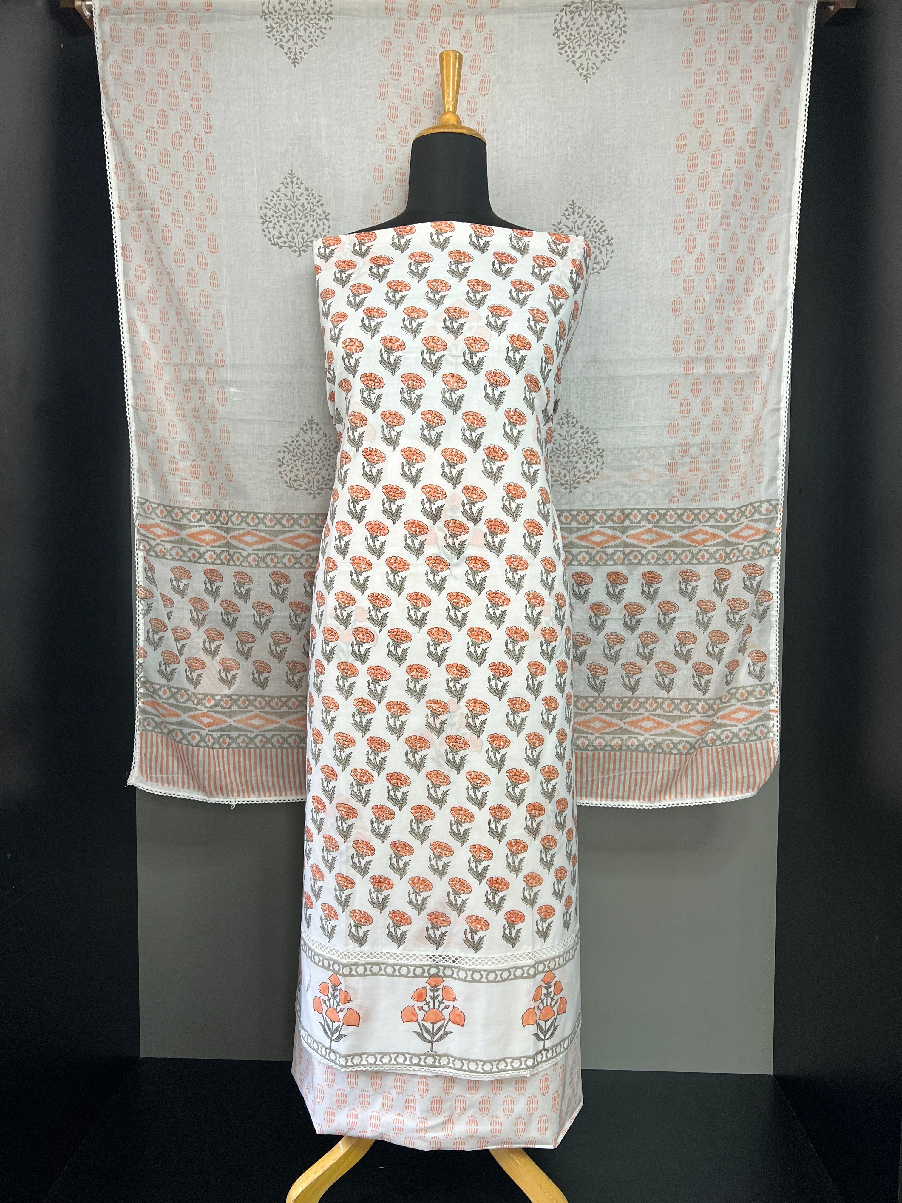 Buta Printed Cotton Salwar Set |SSC167