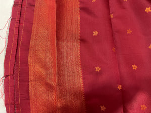 Traditional Contrast Combinational Semi Silk Saree | KAC125