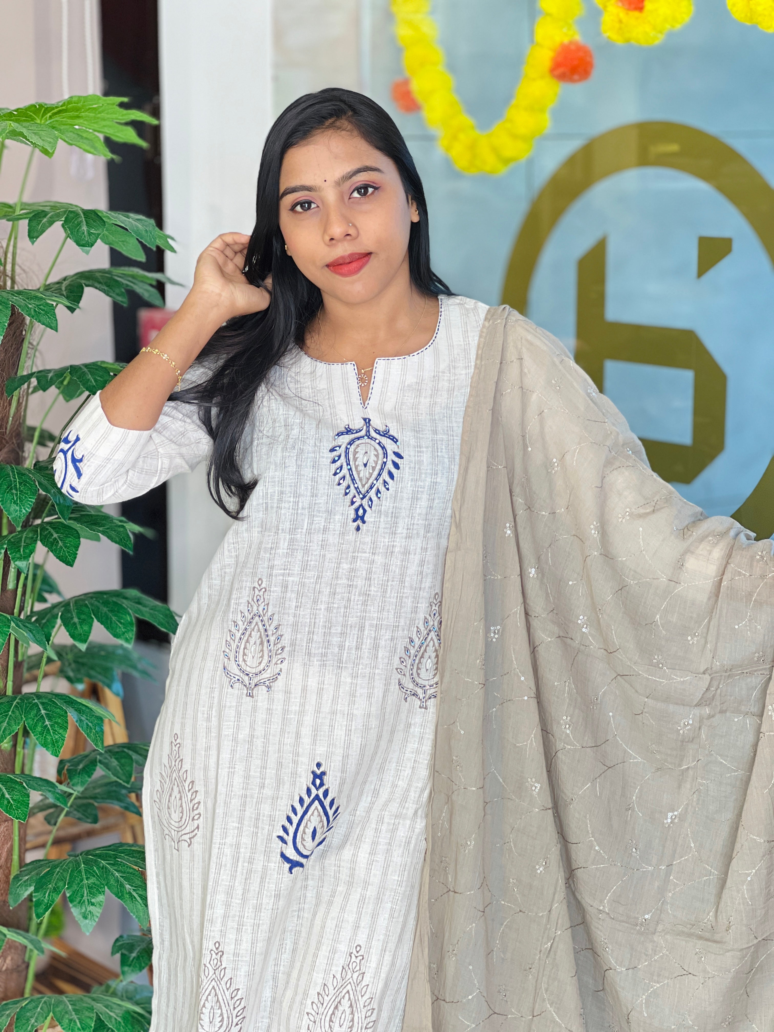 Digital Printed Cotton Kurta Set | PGI180
